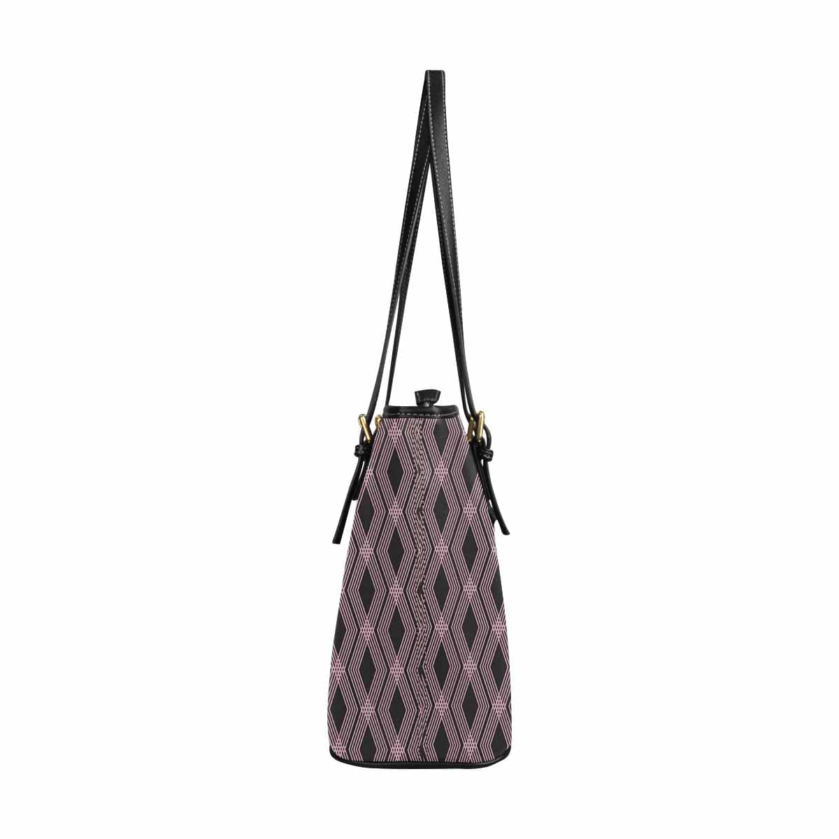 Large Leather Tote Shoulder Bag in multicolor, showcasing its spacious design and stylish appearance.