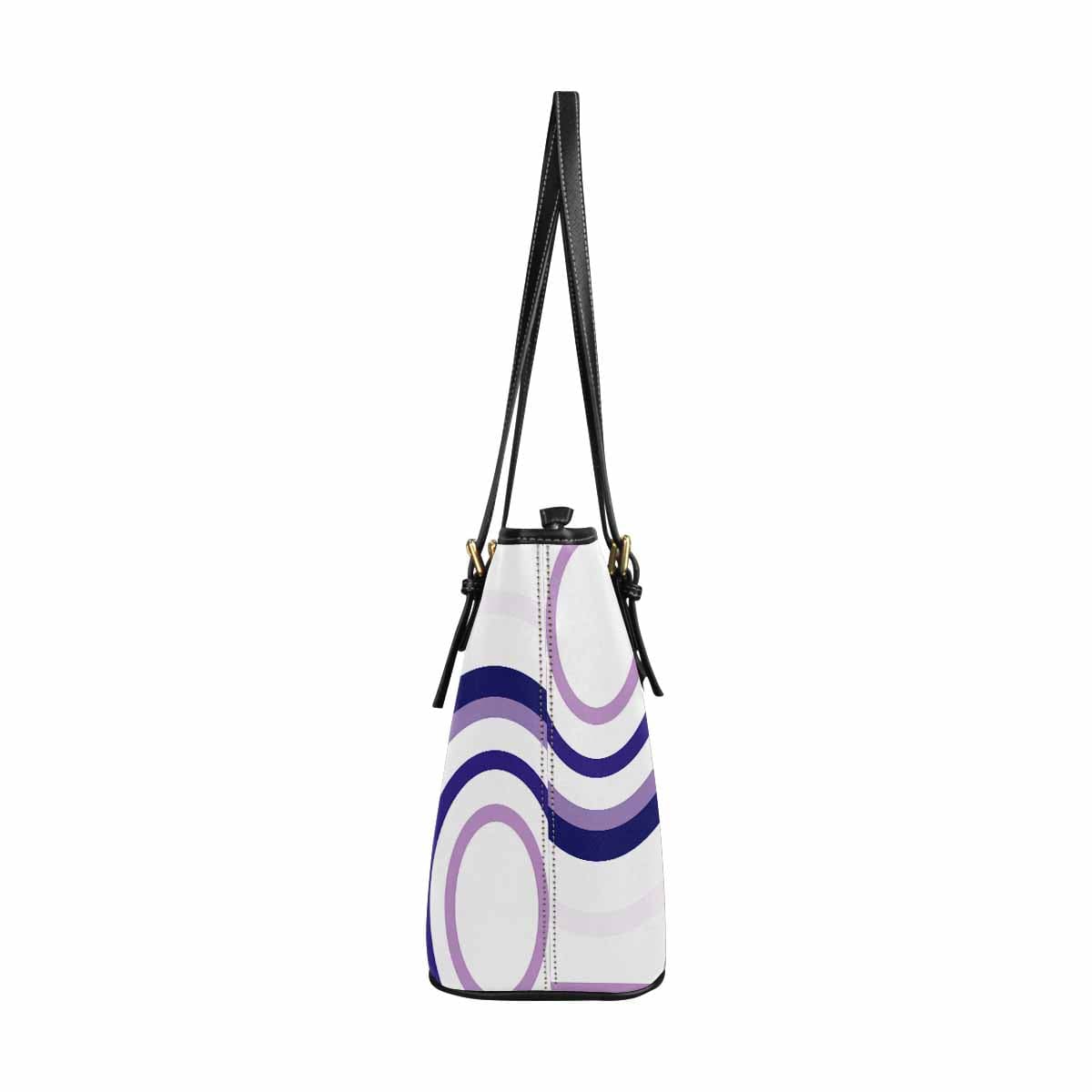 Large Leather Tote Shoulder Bag in multicolor, showcasing its spacious design and durable PU leather material.