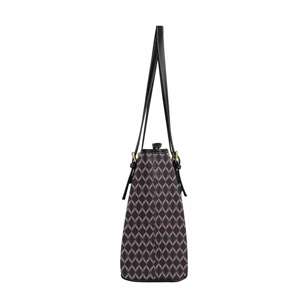 Large Leather Tote Shoulder Bag in multicolor, showcasing its spacious design and stylish appearance.