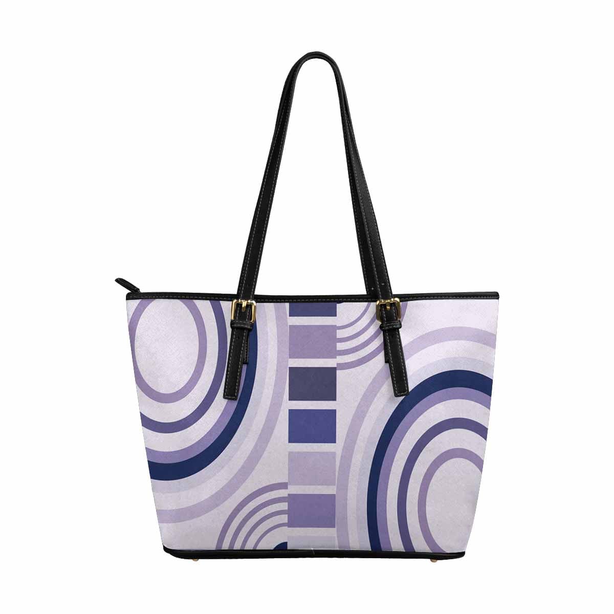 Large Leather Tote Shoulder Bag in multicolor, showcasing its spacious design and durable PU leather material.