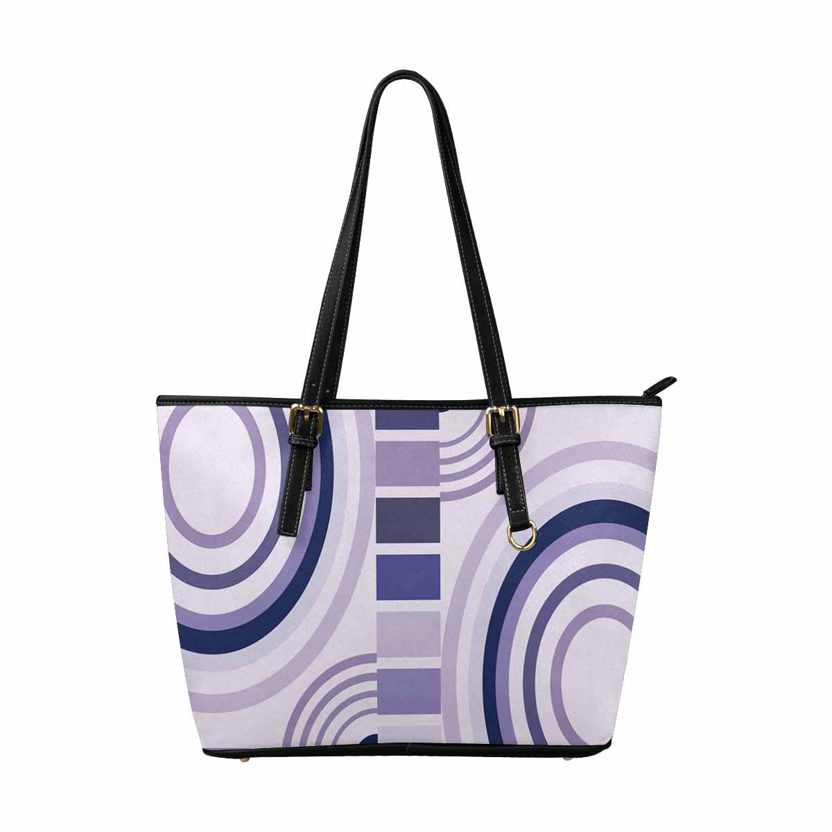 Large Leather Tote Shoulder Bag in multicolor, showcasing its spacious design and durable PU leather material.