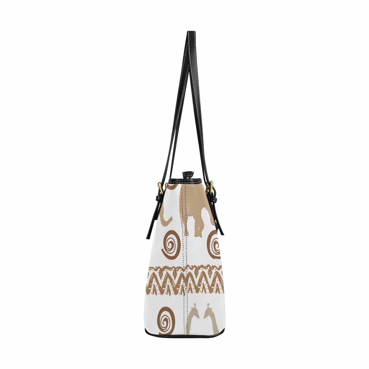 Large Leather Tote Shoulder Bag in multicolor, showcasing its spacious design and durable PU leather material.