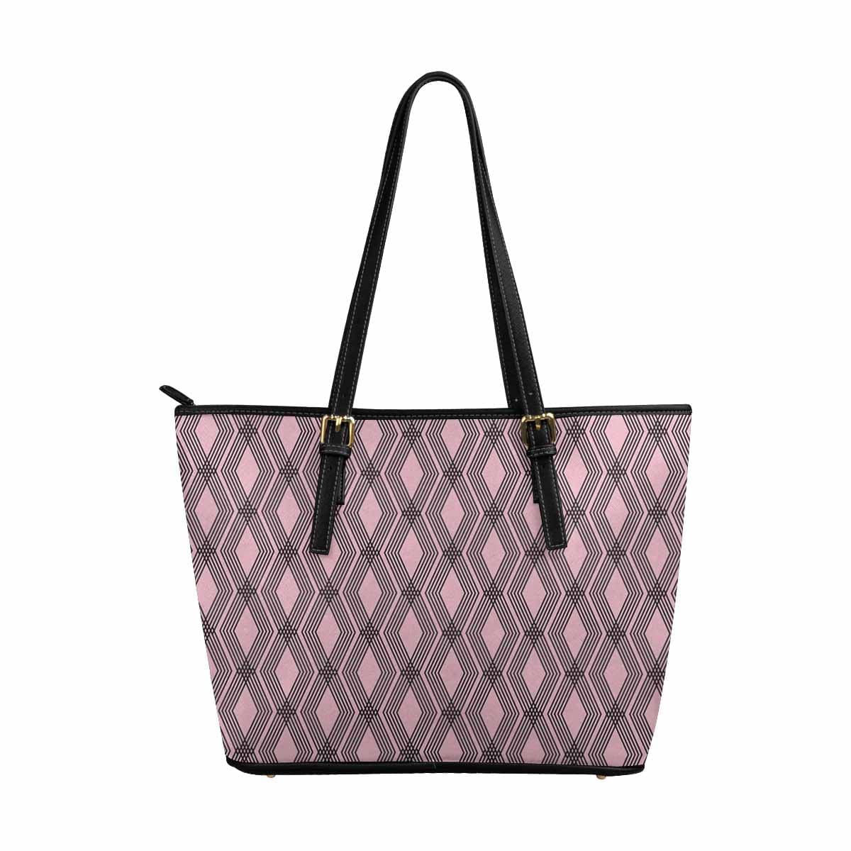 Large Leather Tote Shoulder Bag in multicolor, showcasing its spacious design and stylish appearance.