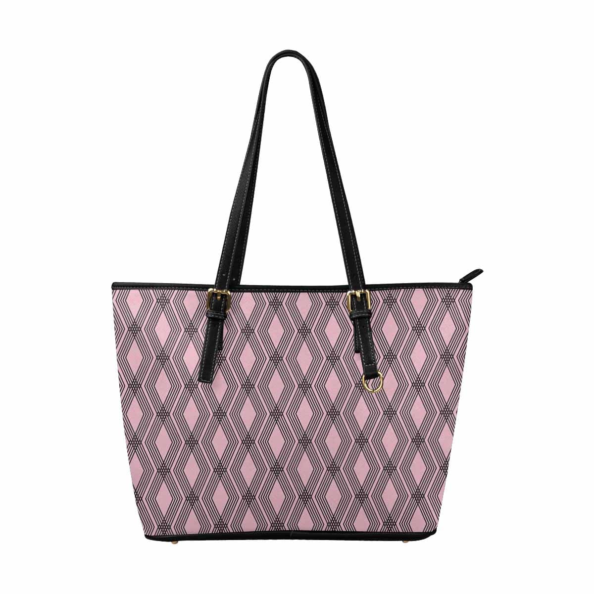 Large Leather Tote Shoulder Bag in multicolor, showcasing its spacious design and stylish appearance.