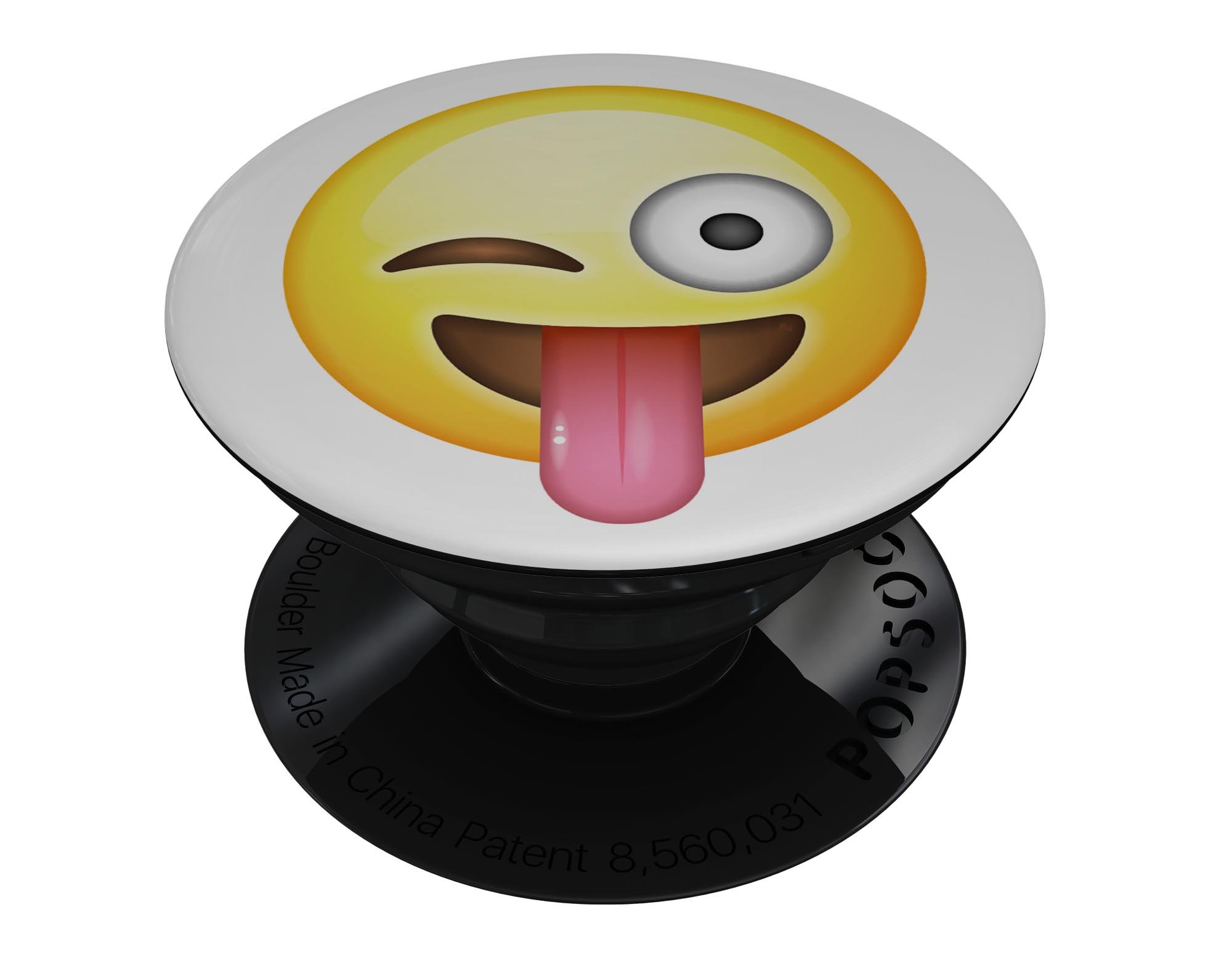 Laughing v3 Emoticon Emoji Skin Kit for PopSockets, featuring a vibrant design on premium vinyl.