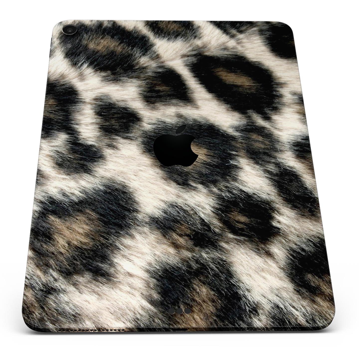 Light Leopard Fur Full Body Skin Decal for Apple iPad Pro 12.9", showcasing a stylish leopard print design.