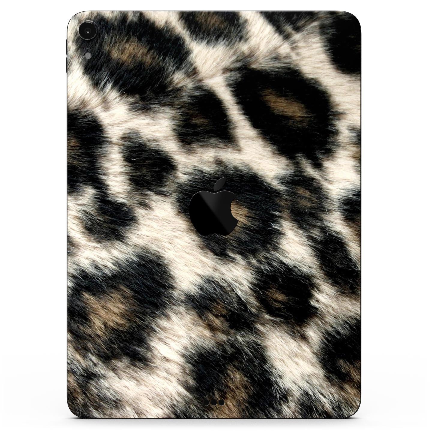 Light Leopard Fur Full Body Skin Decal for Apple iPad Pro 12.9", showcasing a stylish leopard print design.