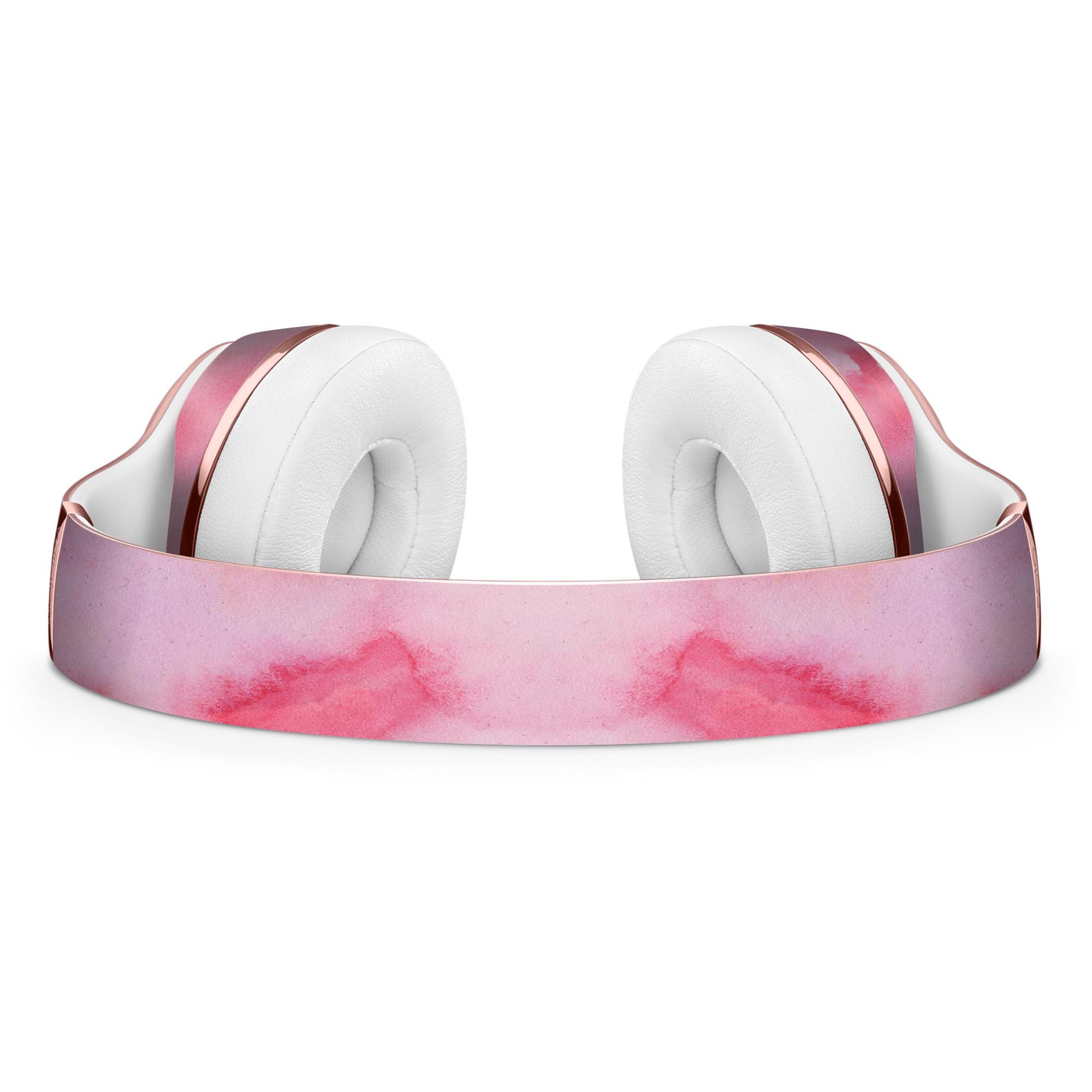 Light Pink 3 Absorbed Watercolor Texture Skin Kit for Beats by Dre Solo 3 Wireless Headphones, showcasing a stylish design and premium quality.