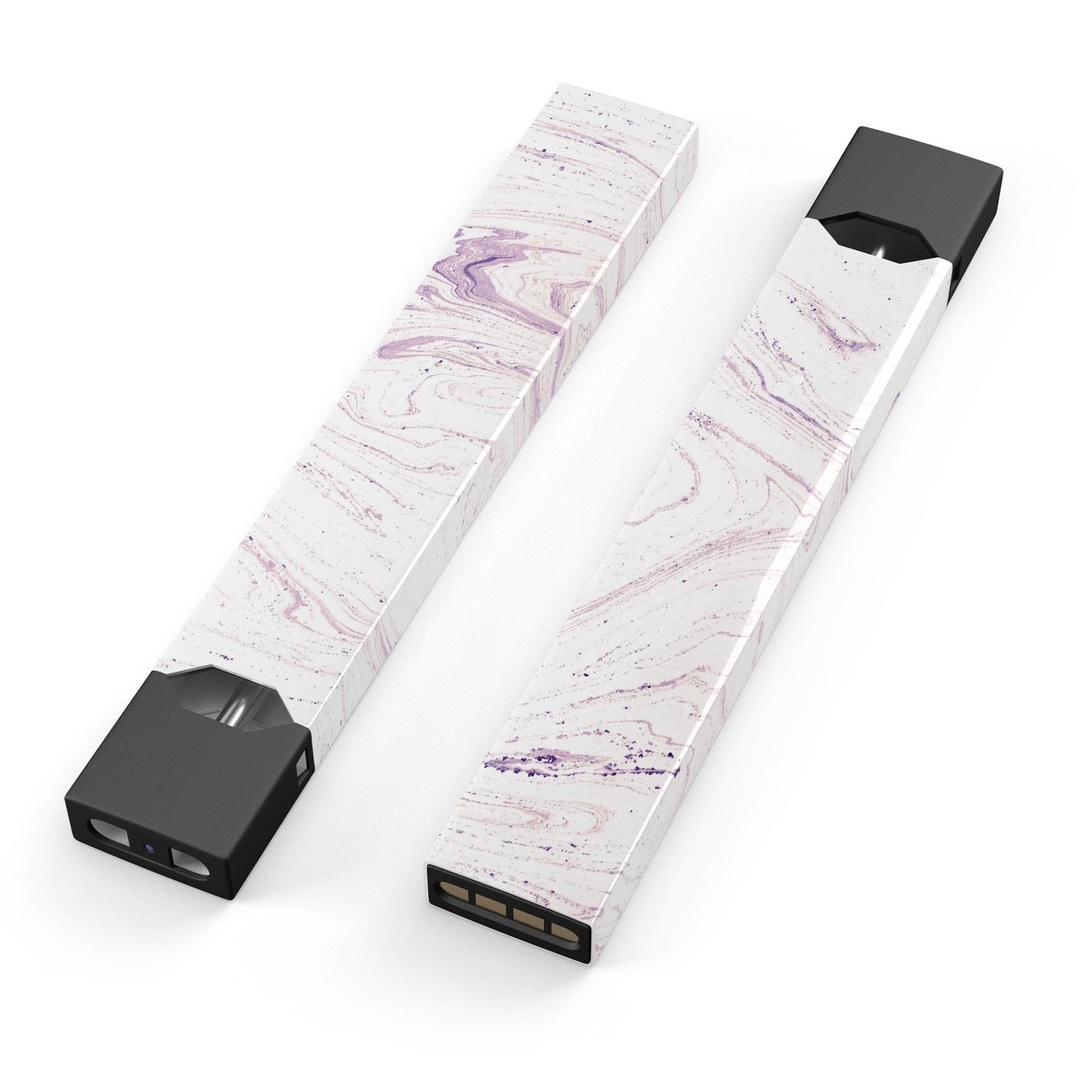 Light Purple Textured Marble skin wrap for JUUL device, showcasing a stylish design with a textured marble finish.