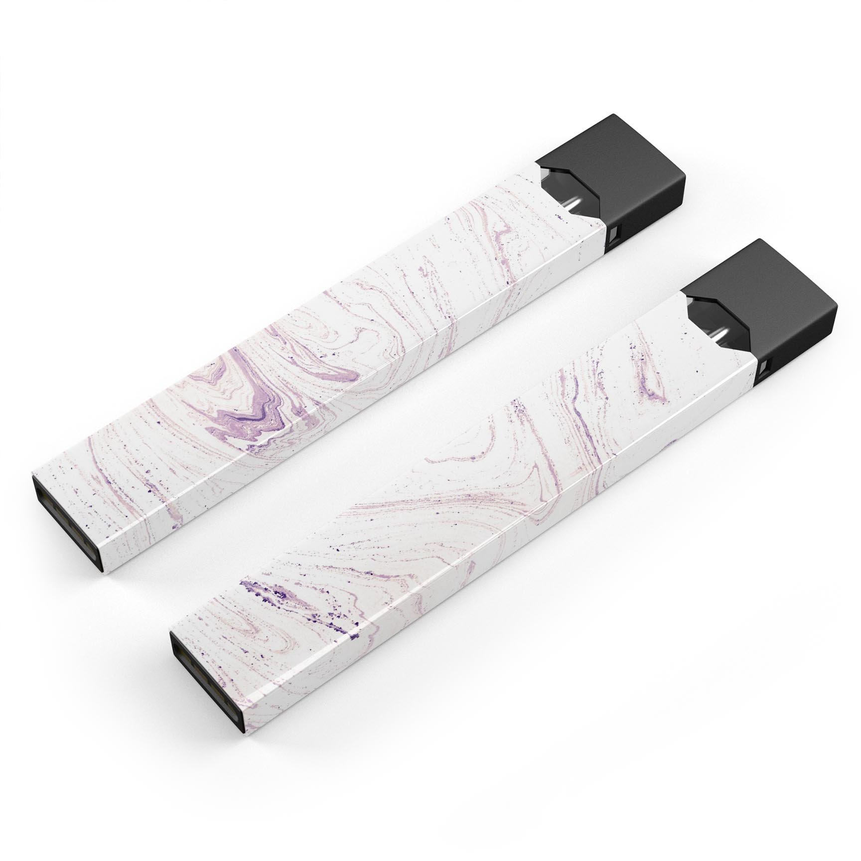 Light Purple Textured Marble skin wrap for JUUL device, showcasing a stylish design with a textured marble finish.