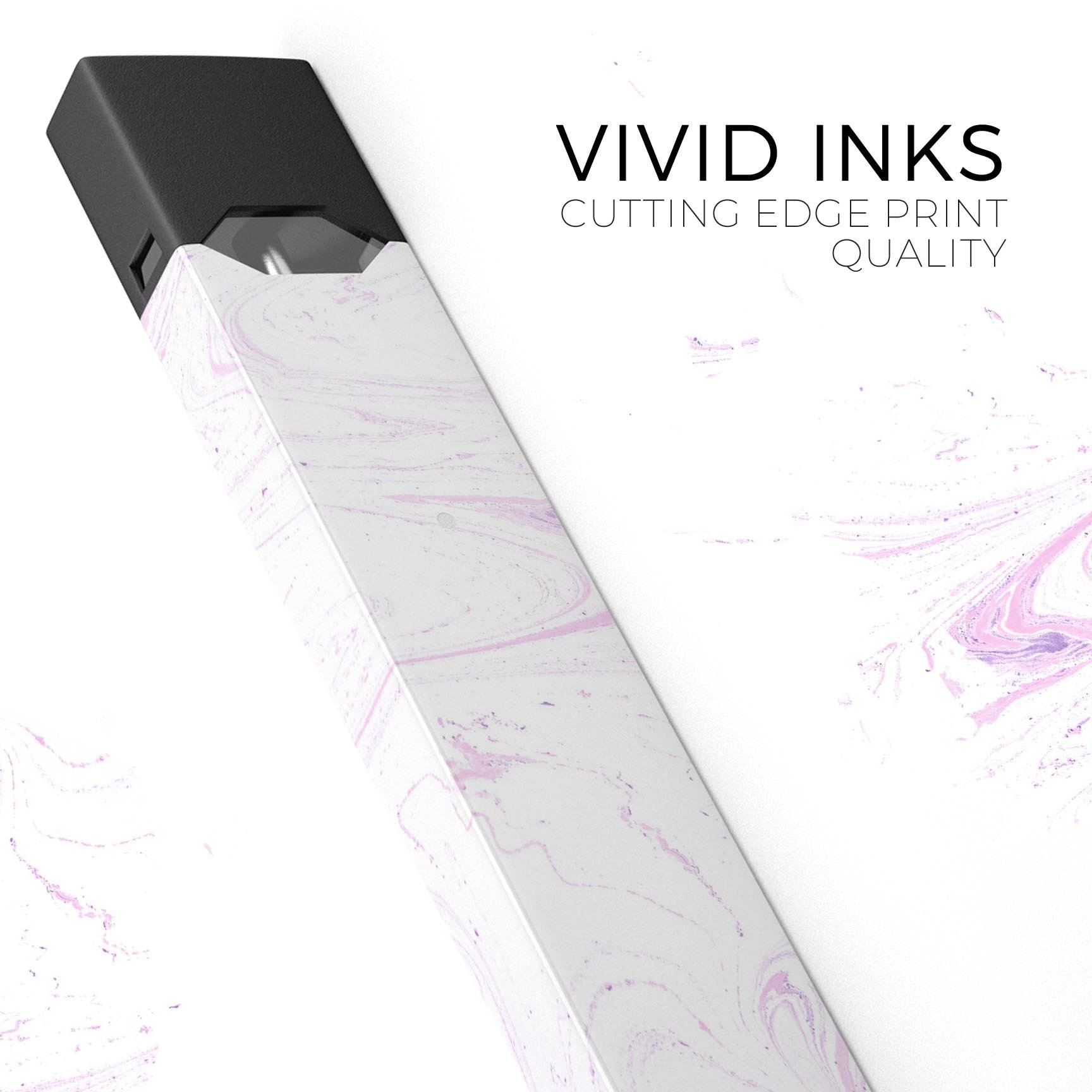 Light Purple Textured Marble skin wrap for JUUL vaping device, showcasing its stylish design and protective features.