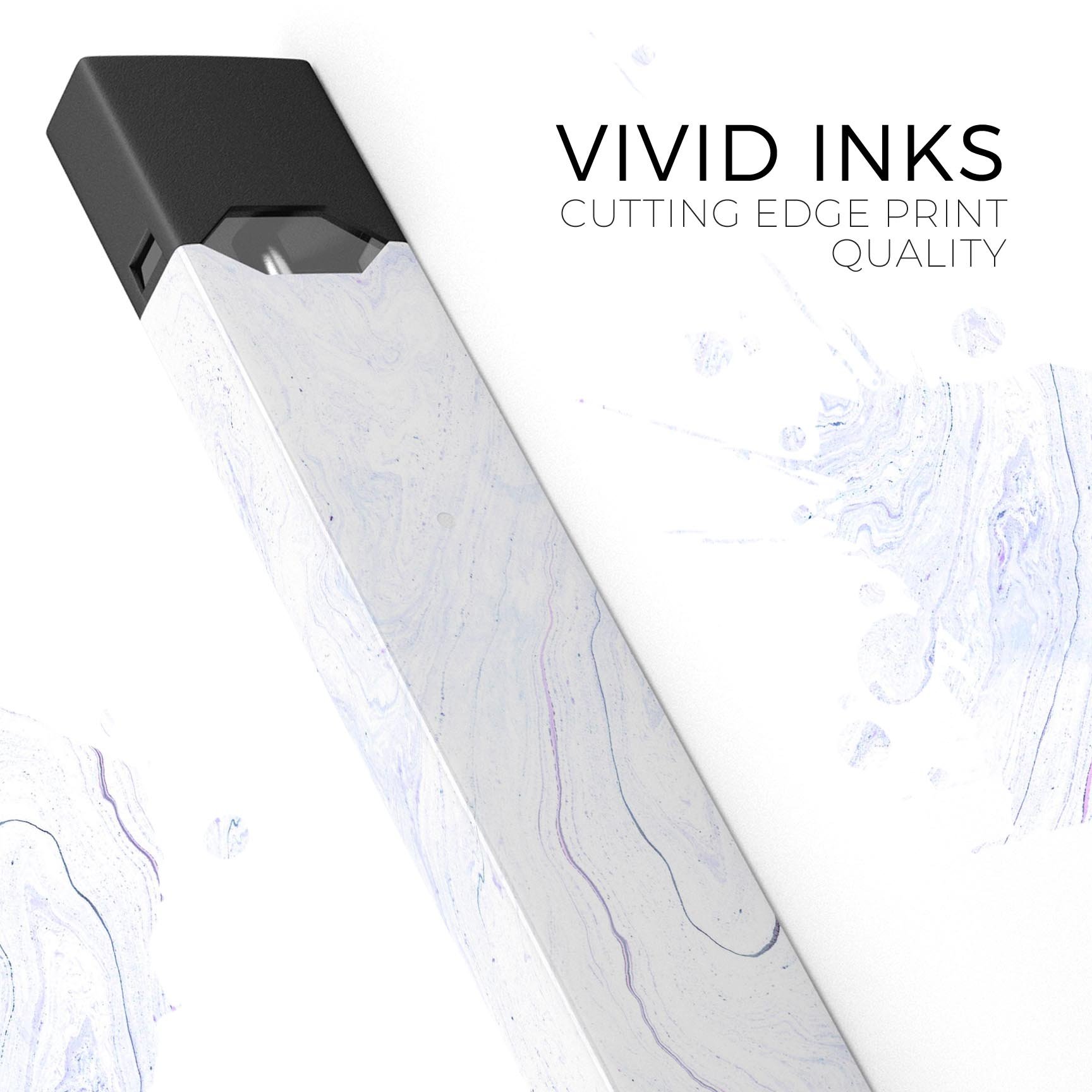 Light Purple Textured Marble skin wrap for JUUL device, showcasing its unique design and premium quality.