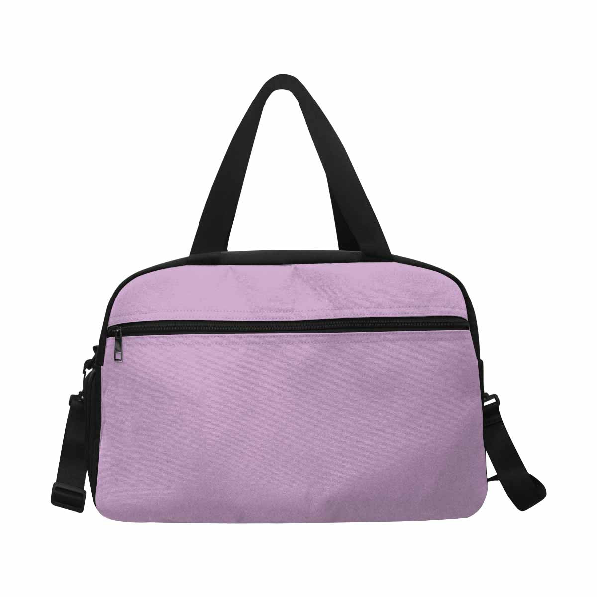 Lilac Purple Tote and Crossbody Travel Bag showcasing its durable nylon material and spacious design.