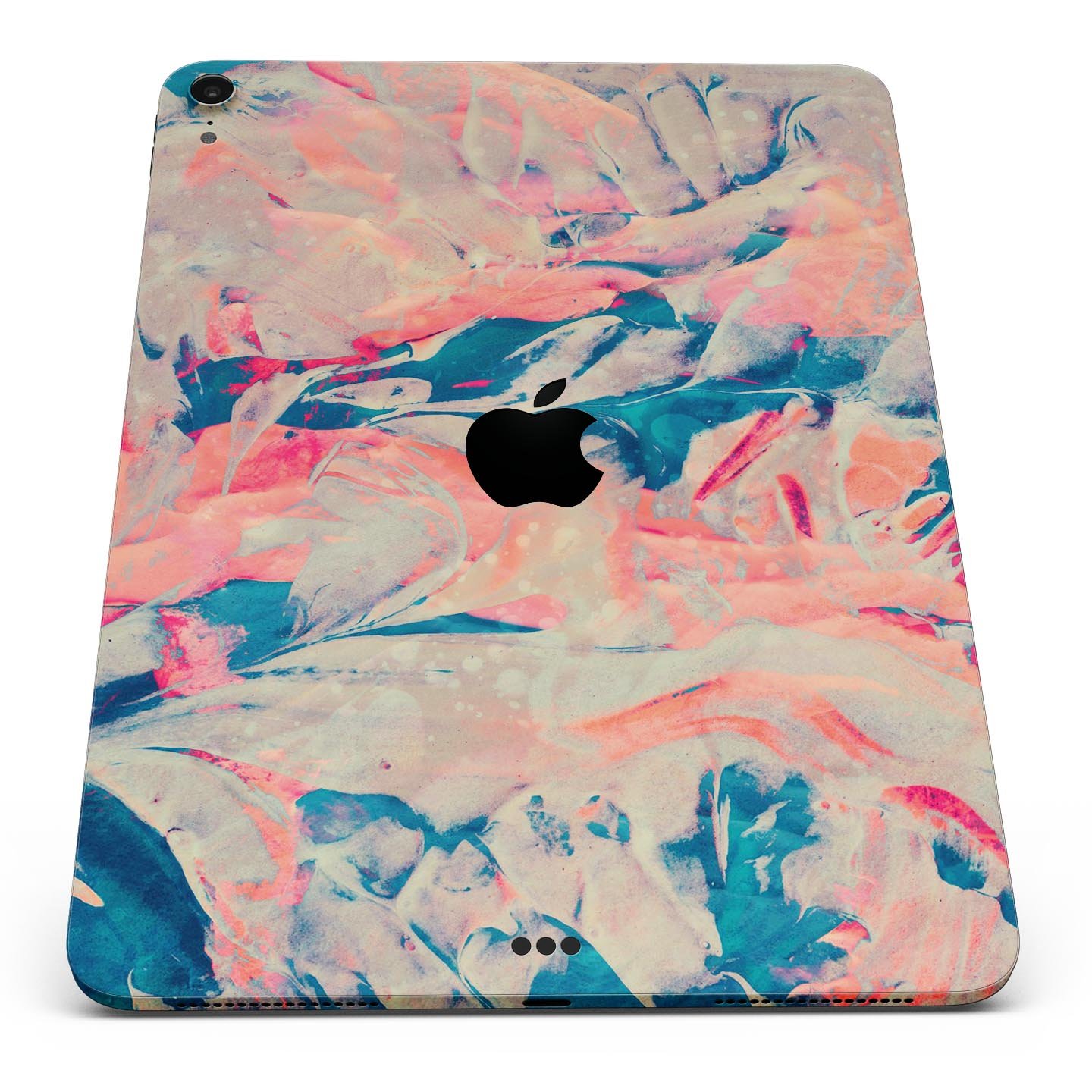 Liquid Abstract Paint Remix V12 full body skin decal for Apple devices, showcasing vibrant abstract design and premium 3M material.