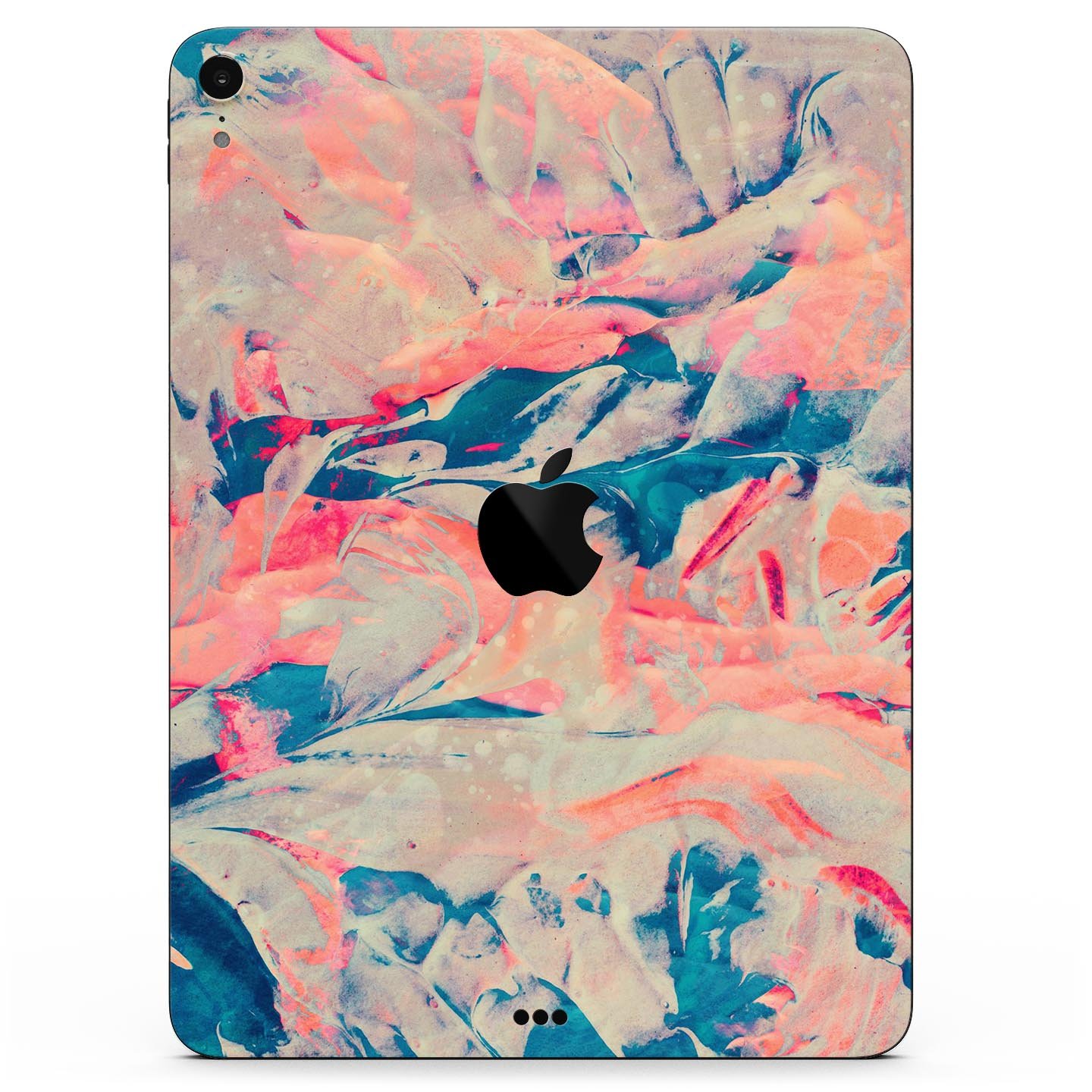 Liquid Abstract Paint Remix V12 full body skin decal for Apple devices, showcasing vibrant abstract design and premium 3M material.