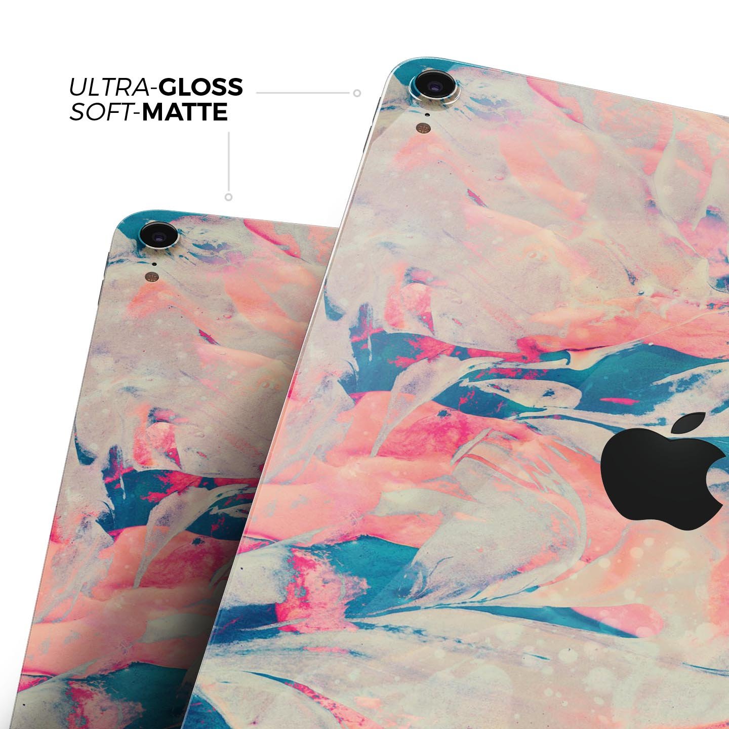 Liquid Abstract Paint Remix V12 full body skin decal for Apple devices, showcasing vibrant abstract design and premium 3M material.