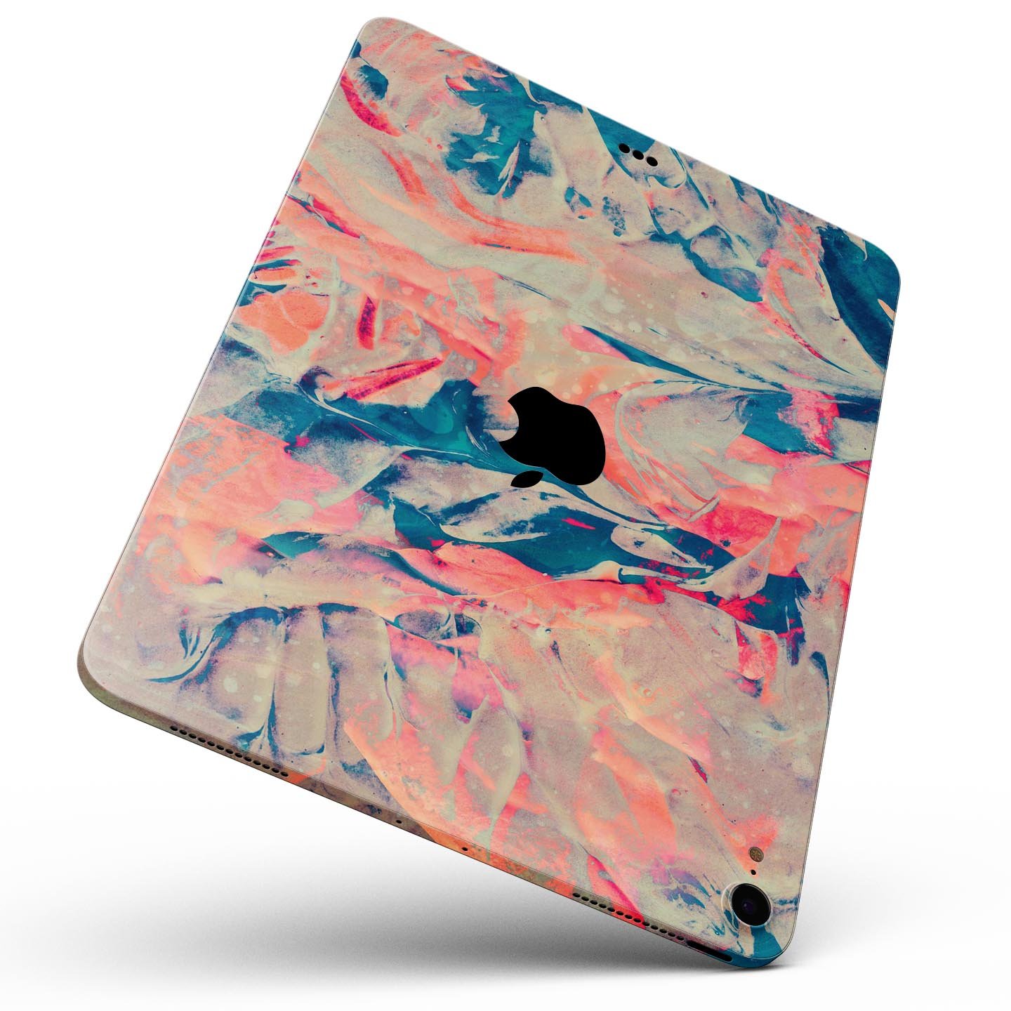 Liquid Abstract Paint Remix V12 full body skin decal for Apple devices, showcasing vibrant abstract design and premium 3M material.