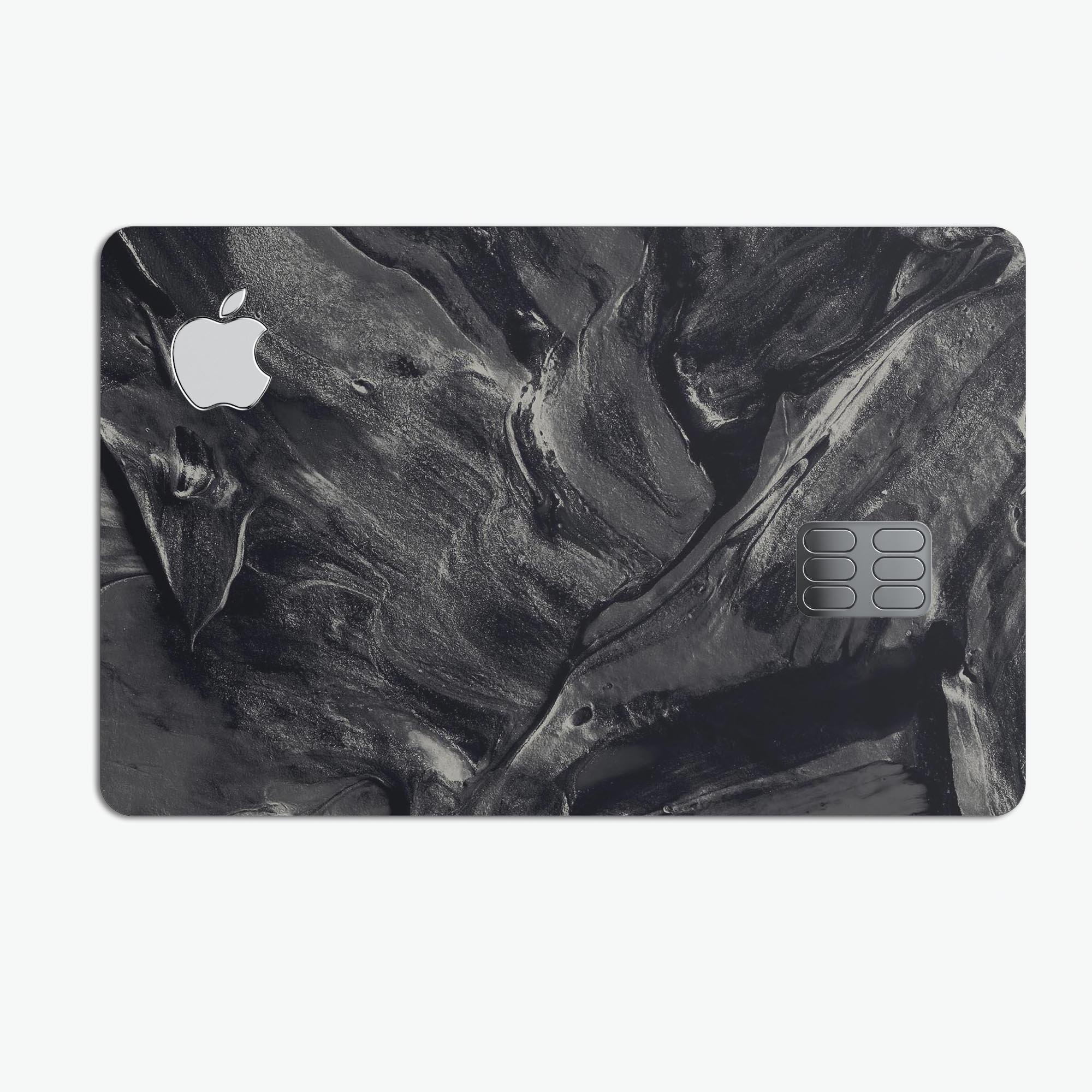 Liquid Abstract Paint Remix V14 skin for Apple Card, showcasing premium vinyl design and finishes.