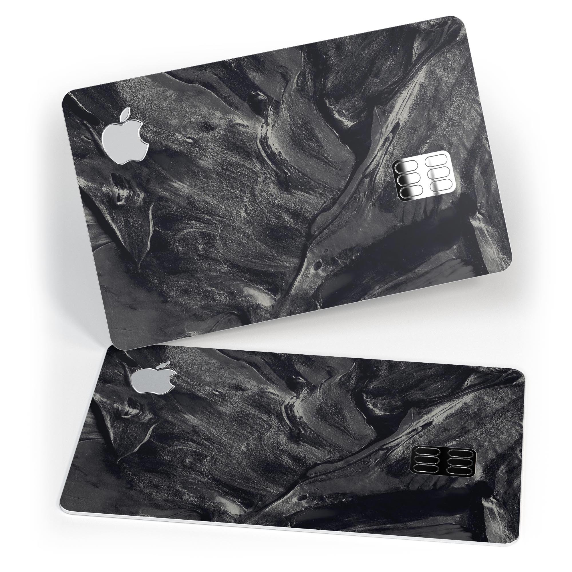 Liquid Abstract Paint Remix V14 skin for Apple Card, showcasing premium vinyl design and finishes.