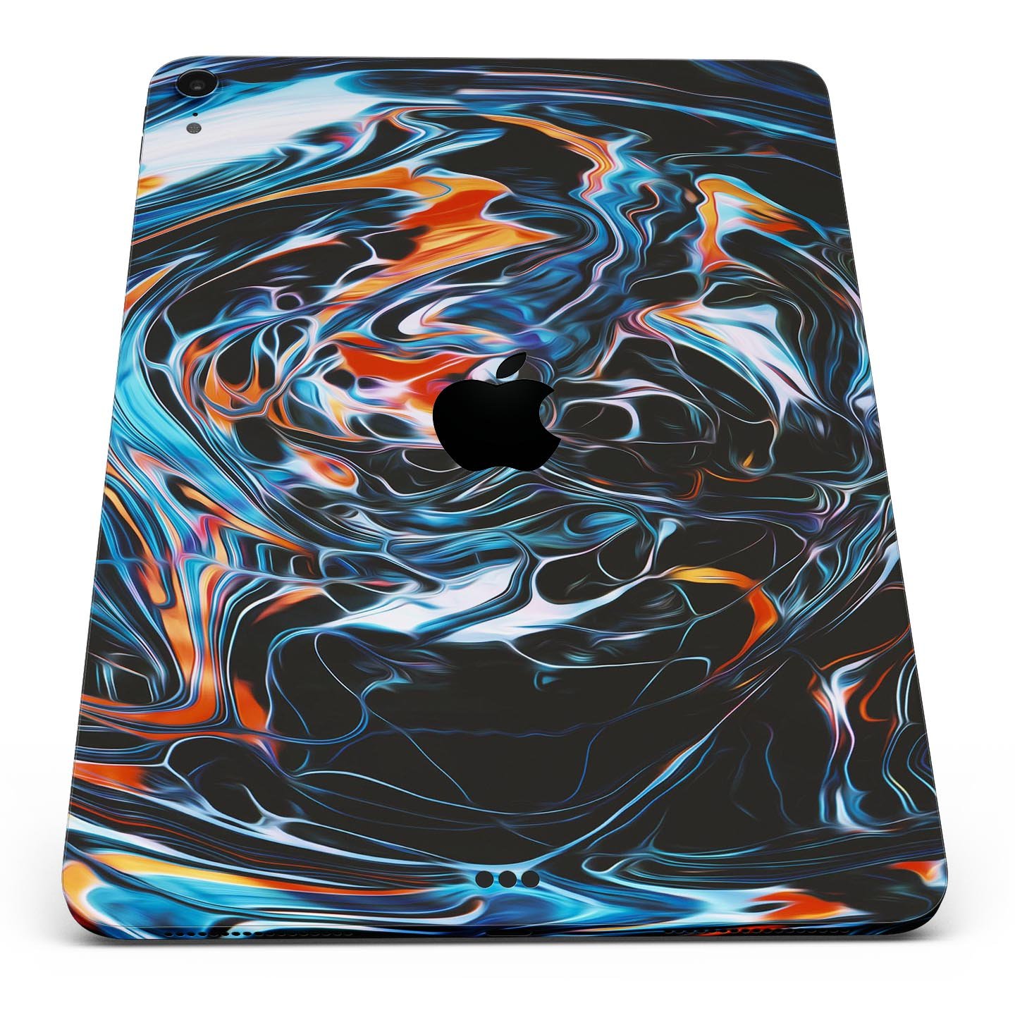 Liquid Abstract Paint Remix V2 skin decal for Apple device, showcasing vibrant abstract design and premium 3M material.