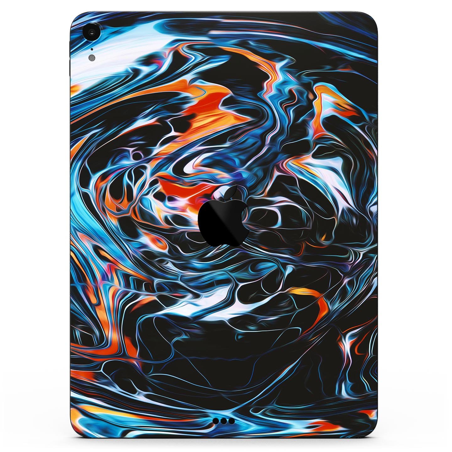 Liquid Abstract Paint Remix V2 skin decal for Apple device, showcasing vibrant abstract design and premium 3M material.