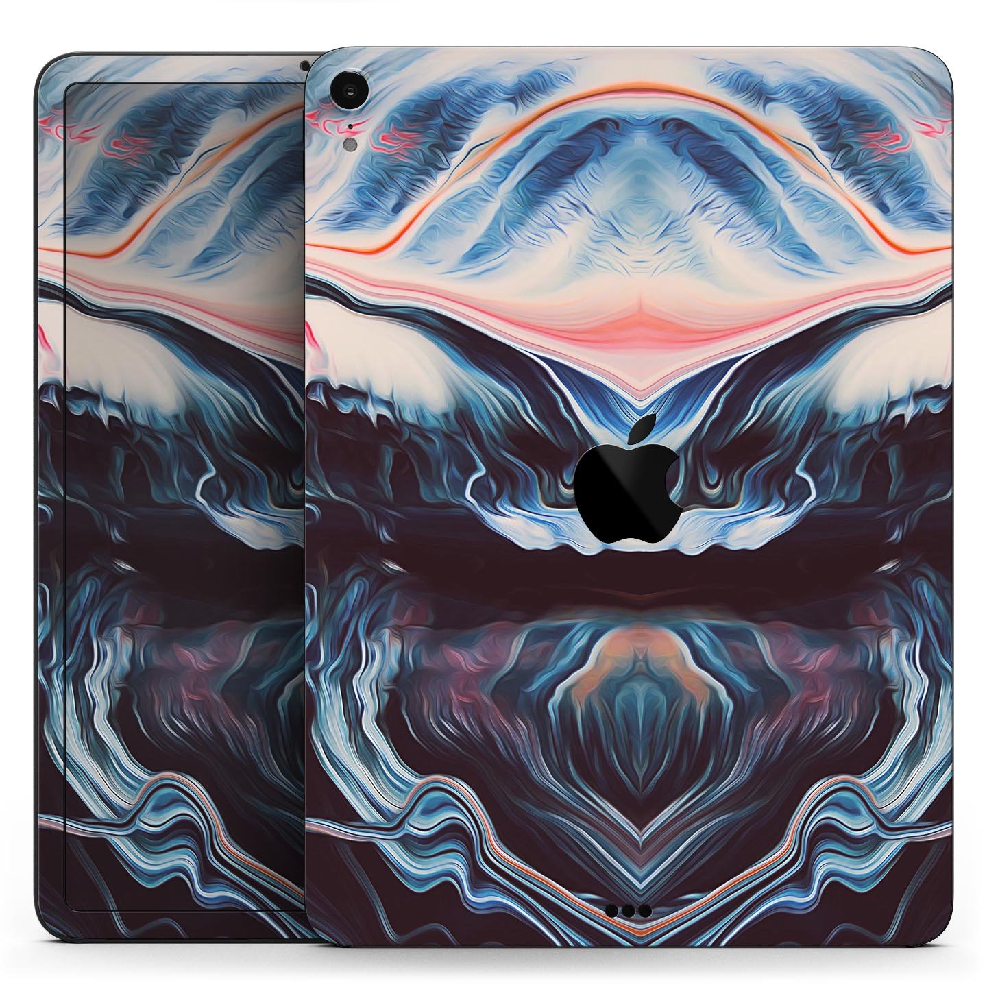 Liquid Abstract Paint Remix V23 skin decal for Apple devices, showcasing vibrant abstract design and premium 3M material.