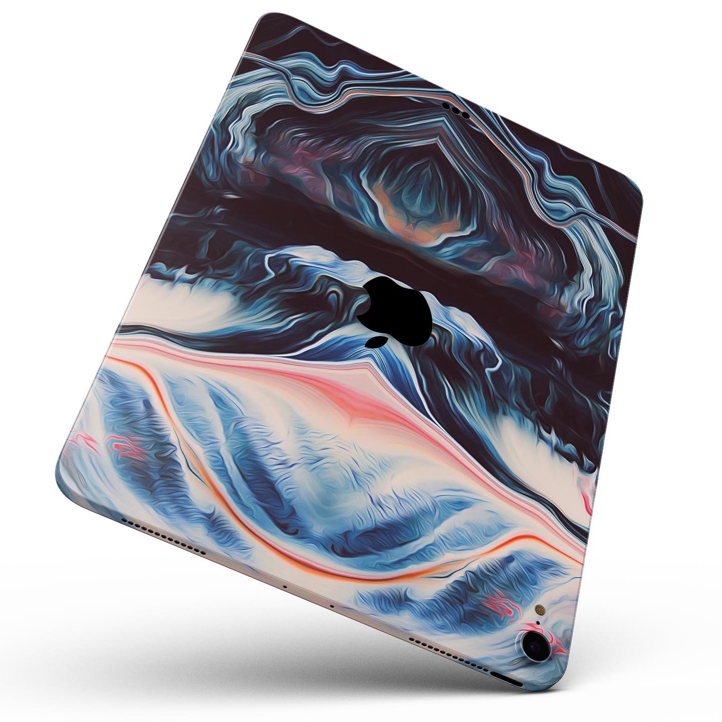 Liquid Abstract Paint Remix V23 skin decal for Apple devices, showcasing vibrant abstract design and premium 3M material.