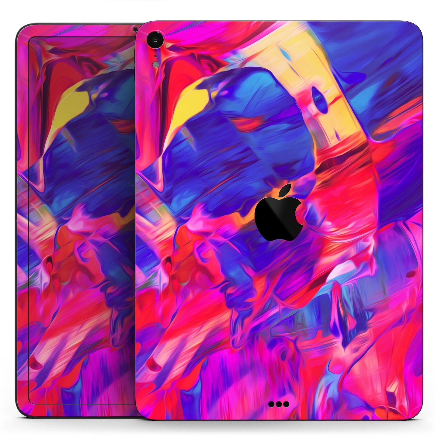 Liquid Abstract Paint Remix V33 full body skin decal for Apple devices, showcasing vibrant colors and a sleek design.