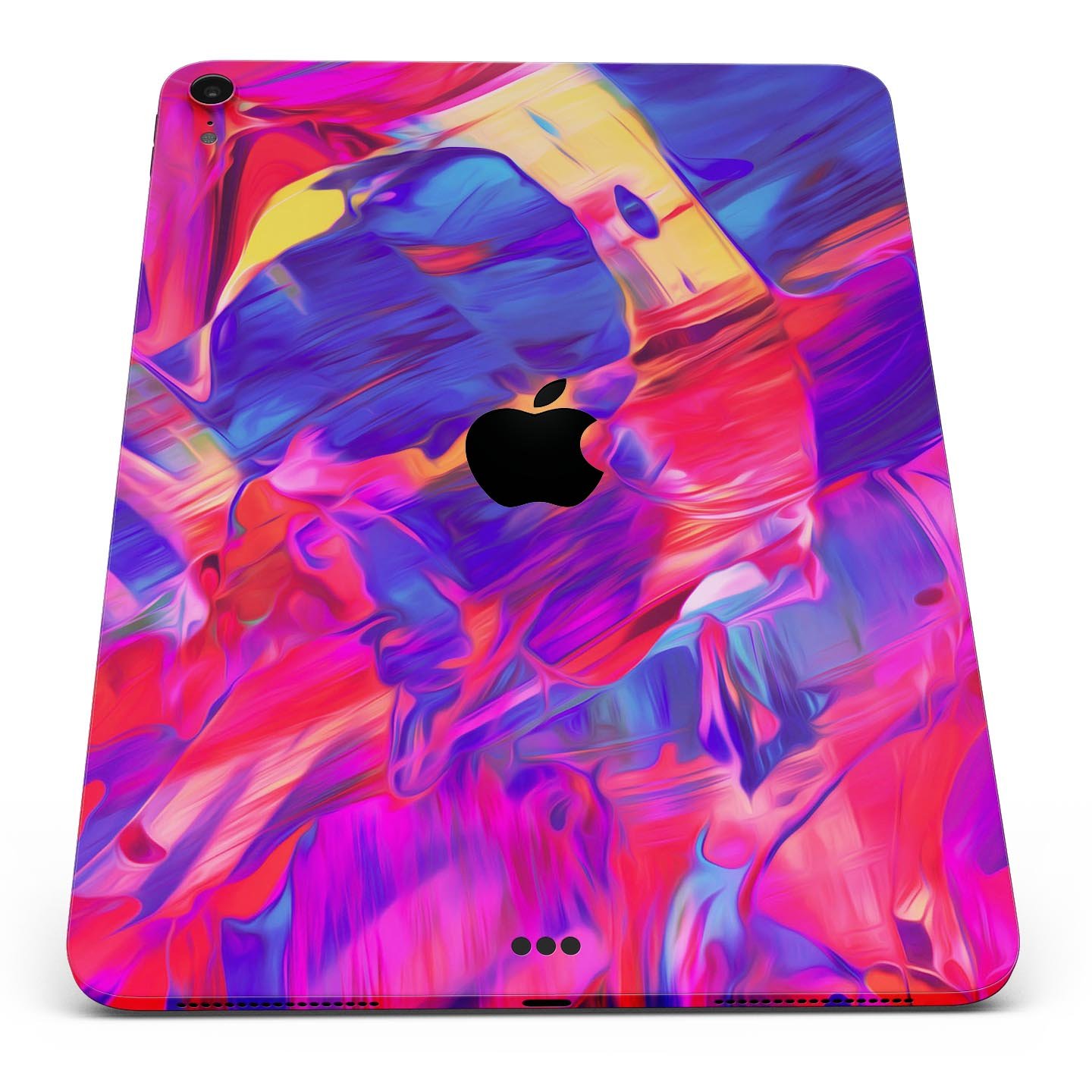 Liquid Abstract Paint Remix V33 full body skin decal for Apple devices, showcasing vibrant colors and a sleek design.