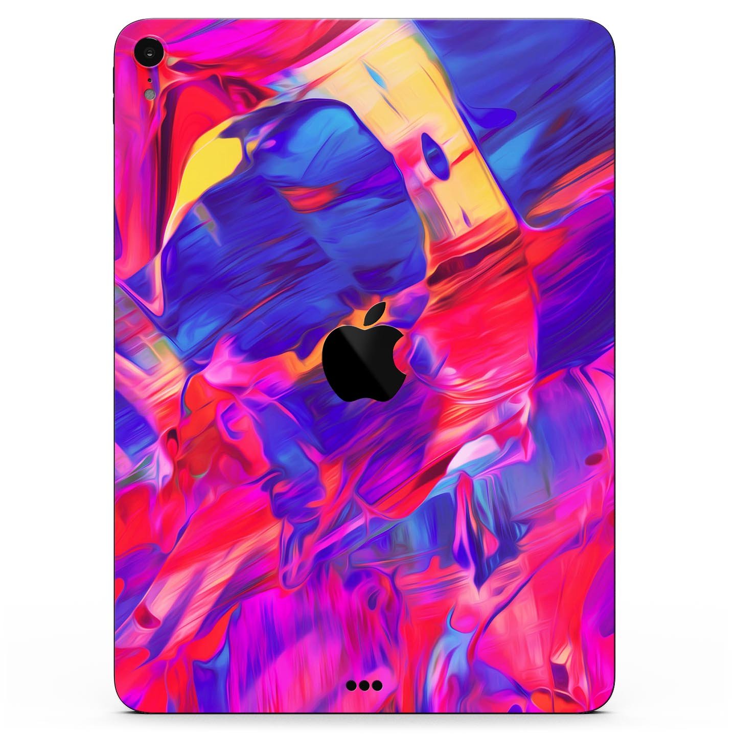 Liquid Abstract Paint Remix V33 full body skin decal for Apple devices, showcasing vibrant colors and a sleek design.