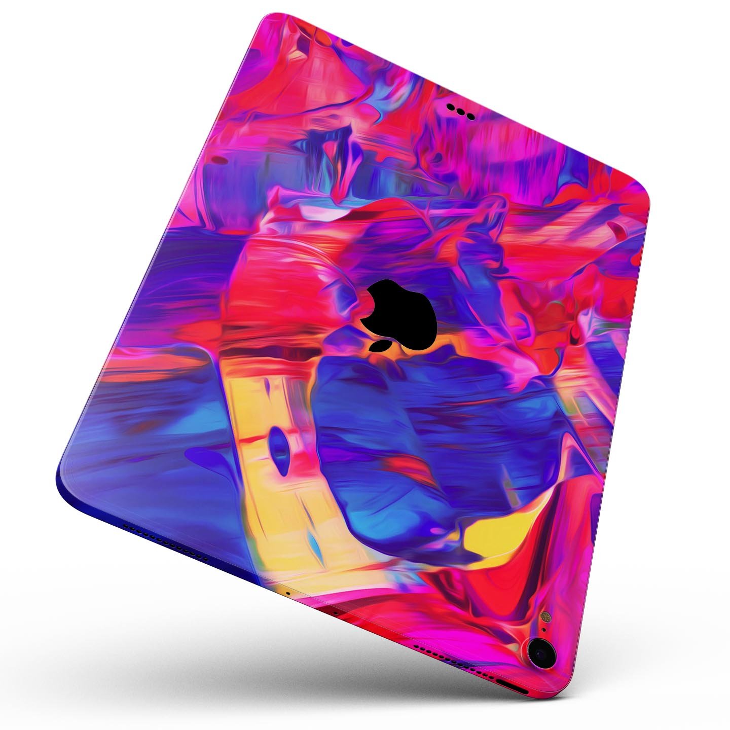 Liquid Abstract Paint Remix V33 full body skin decal for Apple devices, showcasing vibrant colors and a sleek design.