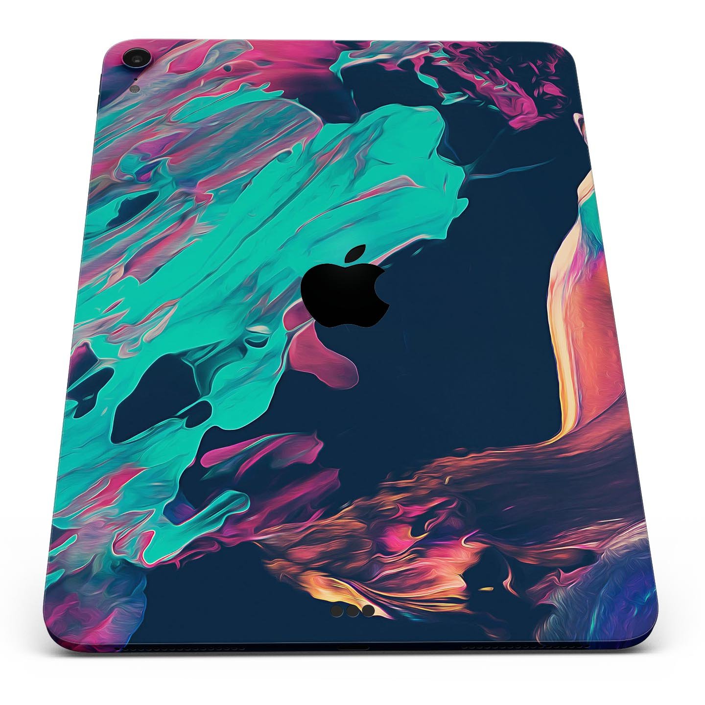 Liquid Abstract Paint Remix V31 full body skin decal for Apple devices, showcasing vibrant abstract design and premium 3M material.