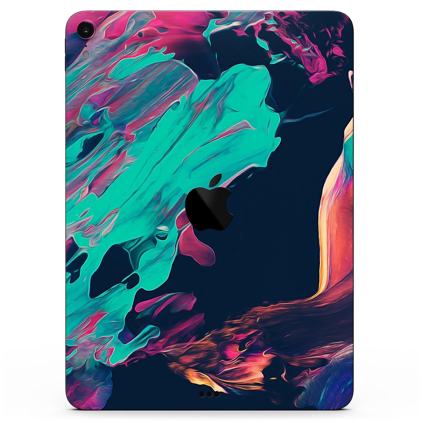 Liquid Abstract Paint Remix V31 full body skin decal for Apple devices, showcasing vibrant abstract design and premium 3M material.