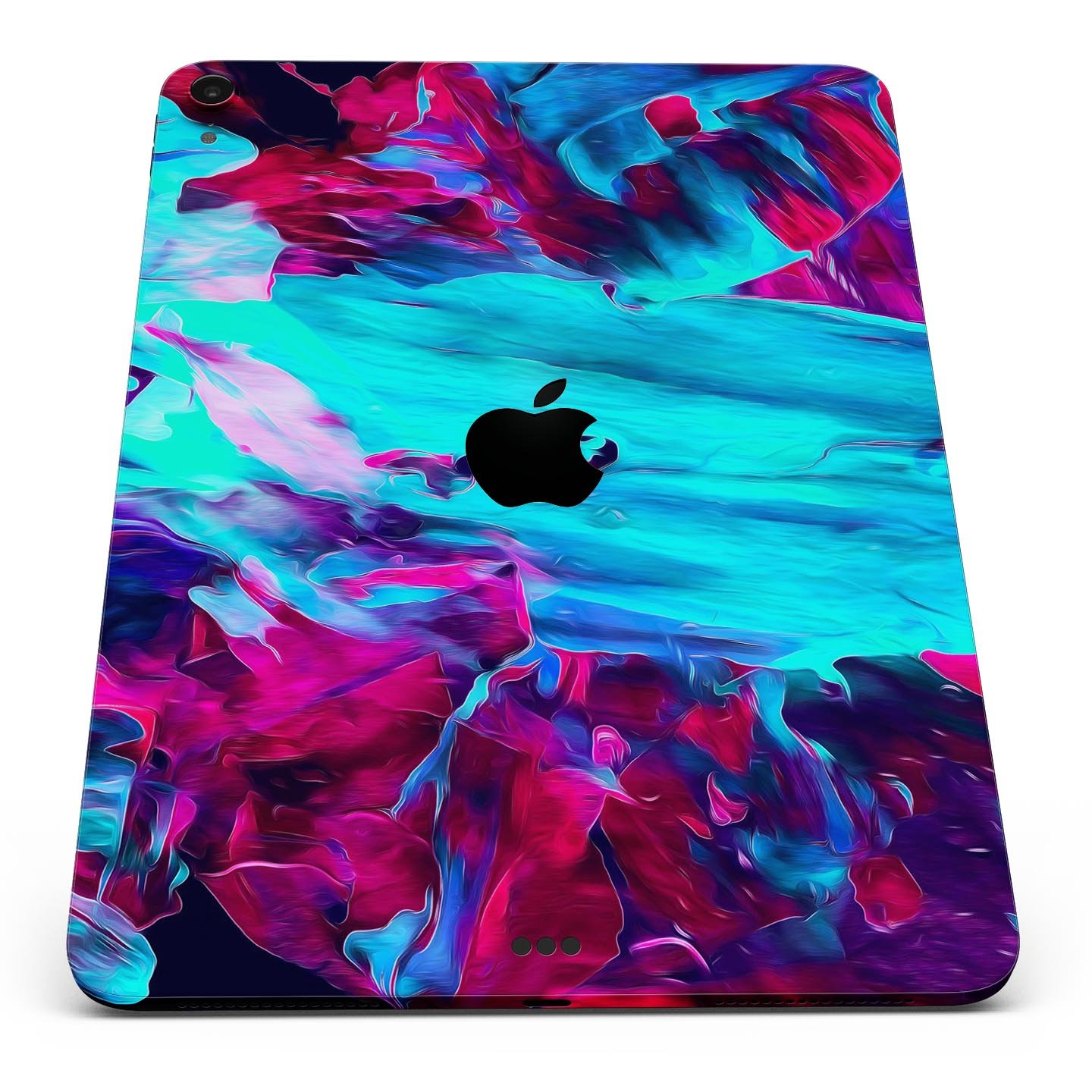 Liquid Abstract Paint Remix V32 full body skin decal for Apple devices, showcasing vibrant abstract design and premium 3M material.