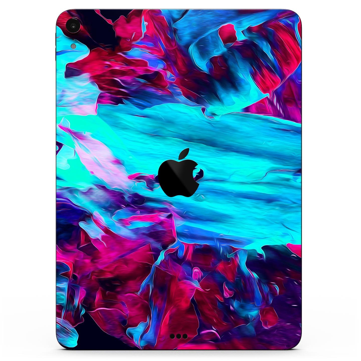 Liquid Abstract Paint Remix V32 full body skin decal for Apple devices, showcasing vibrant abstract design and premium 3M material.