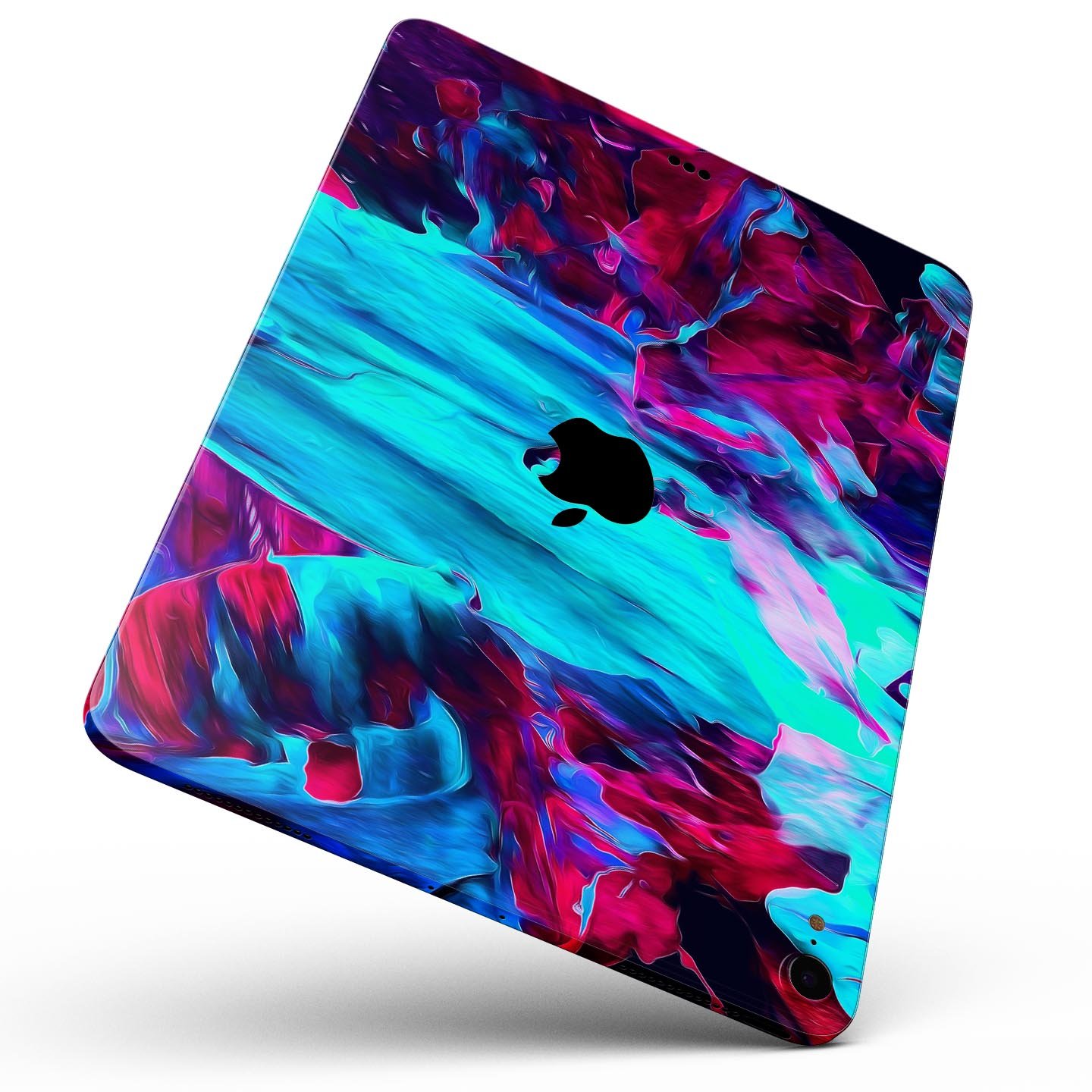 Liquid Abstract Paint Remix V32 full body skin decal for Apple devices, showcasing vibrant abstract design and premium 3M material.