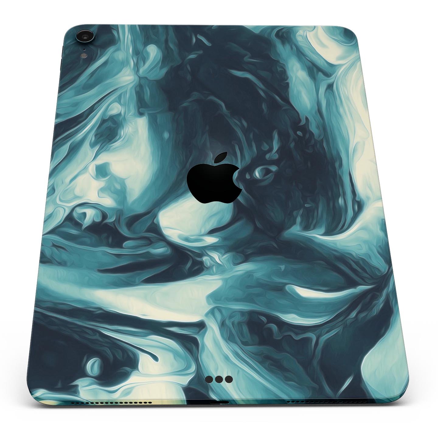 Liquid Abstract Paint Remix V37 skin decal for Apple devices, showcasing vibrant colors and a sleek design.