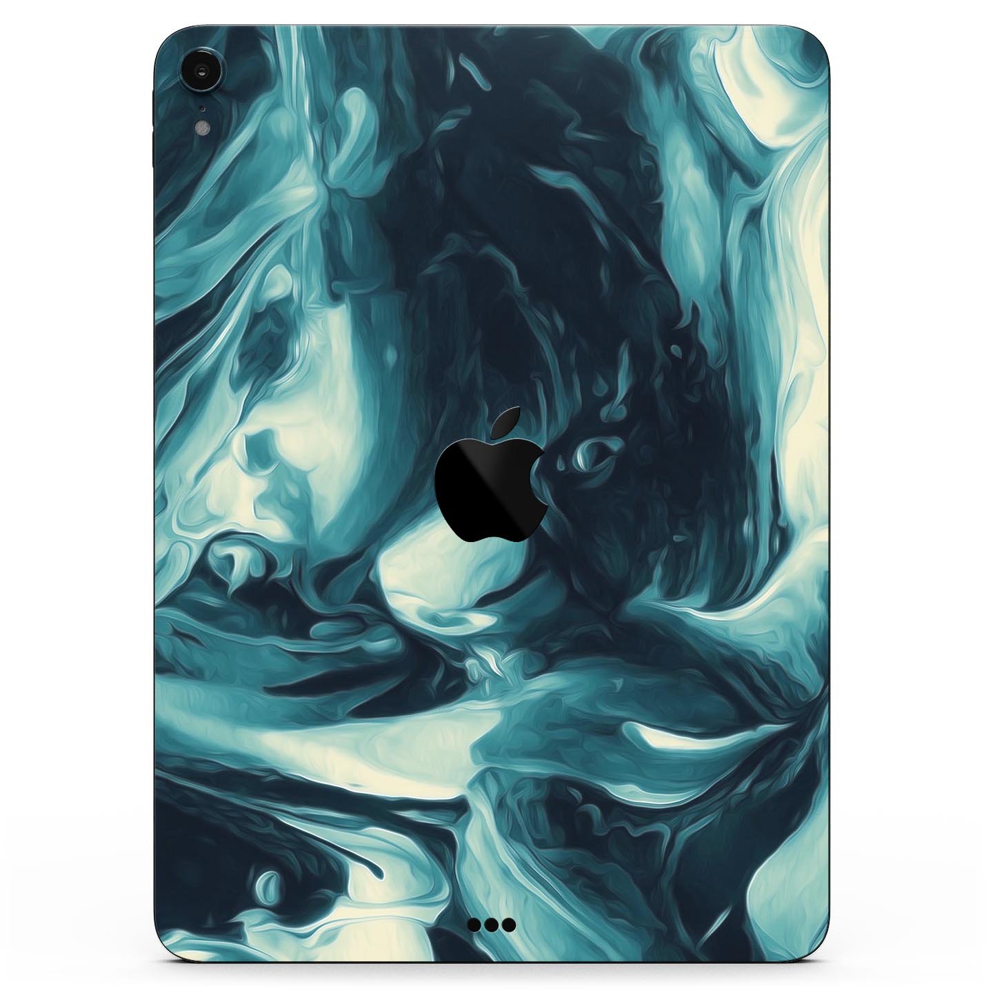 Liquid Abstract Paint Remix V37 skin decal for Apple devices, showcasing vibrant colors and a sleek design.