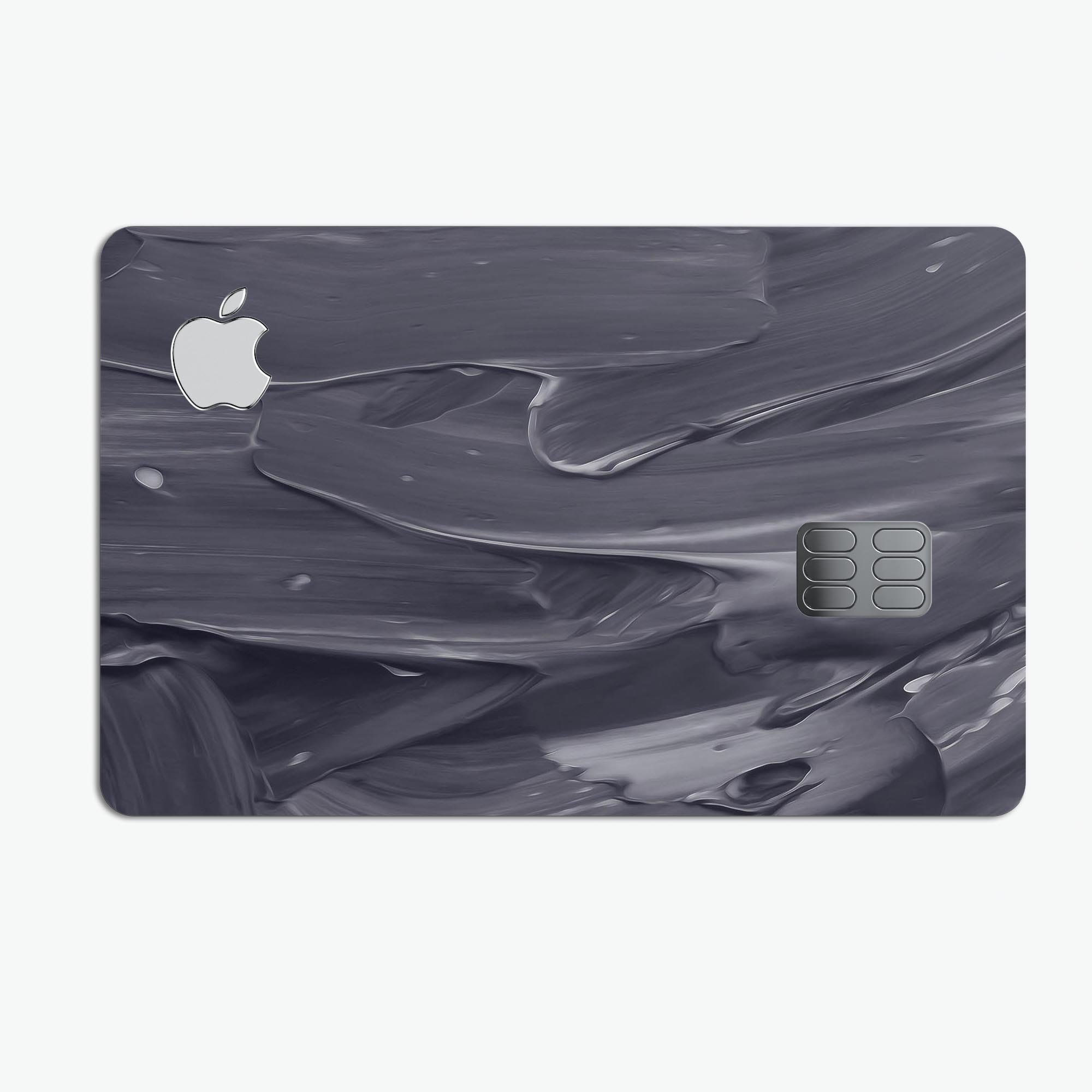 Liquid Abstract Paint Remix V38 skin for Apple Card, showcasing vibrant colors and premium vinyl material.