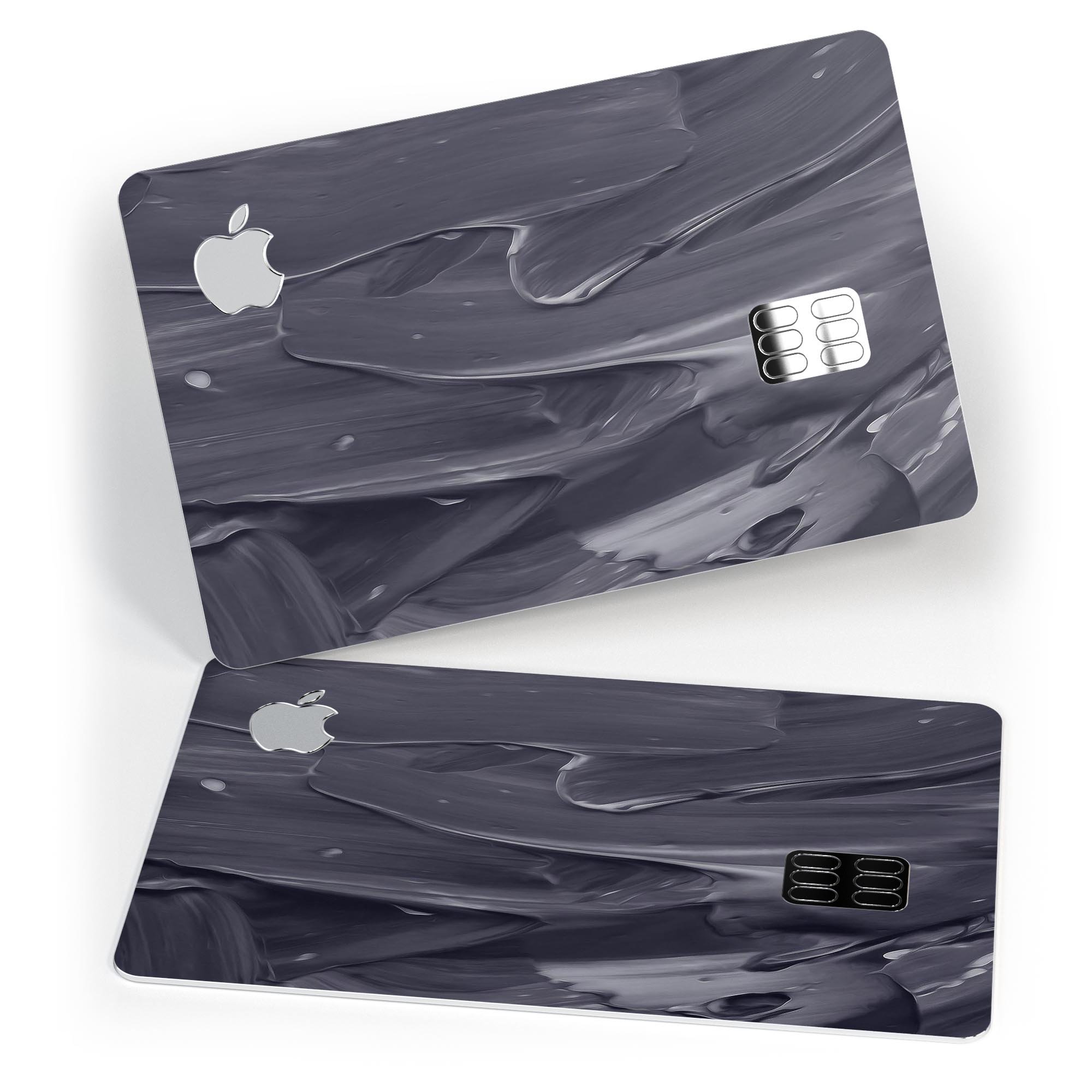 Liquid Abstract Paint Remix V38 skin for Apple Card, showcasing vibrant colors and premium vinyl material.