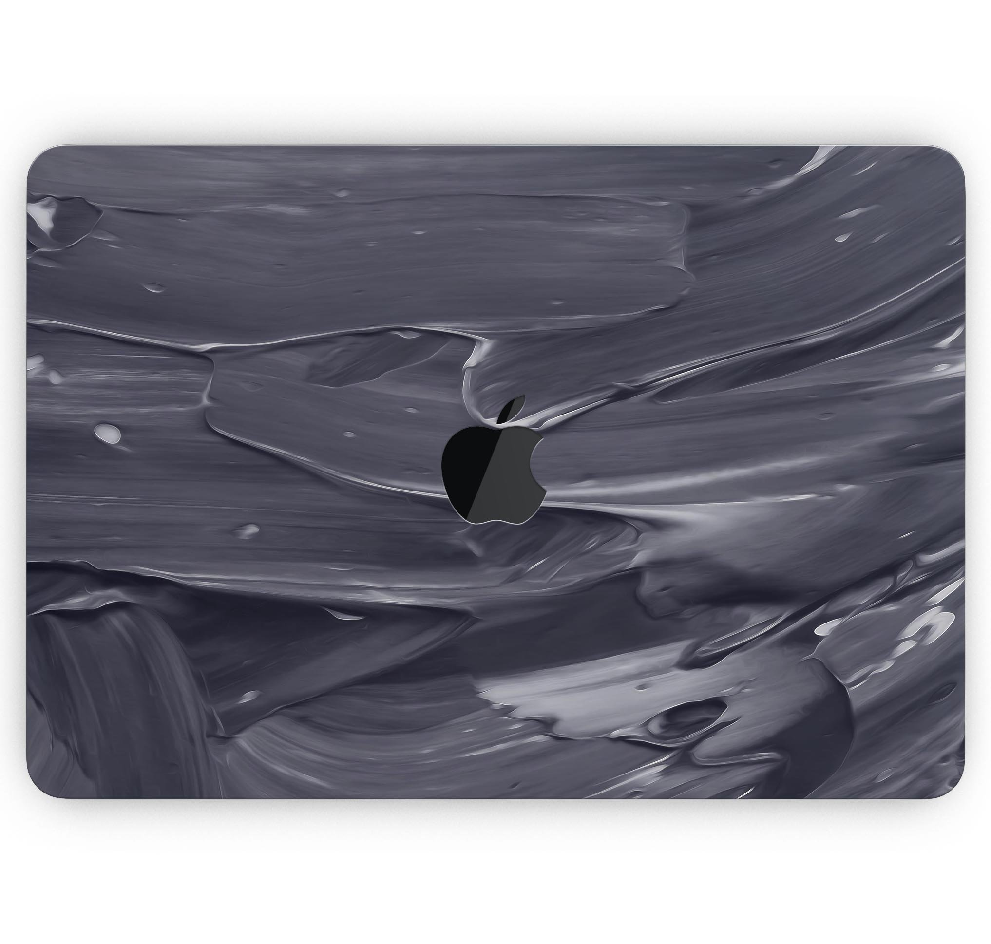 Liquid Abstract Paint Remix V38 skin decal wrap kit for MacBook, showcasing vibrant colors and a sleek design.