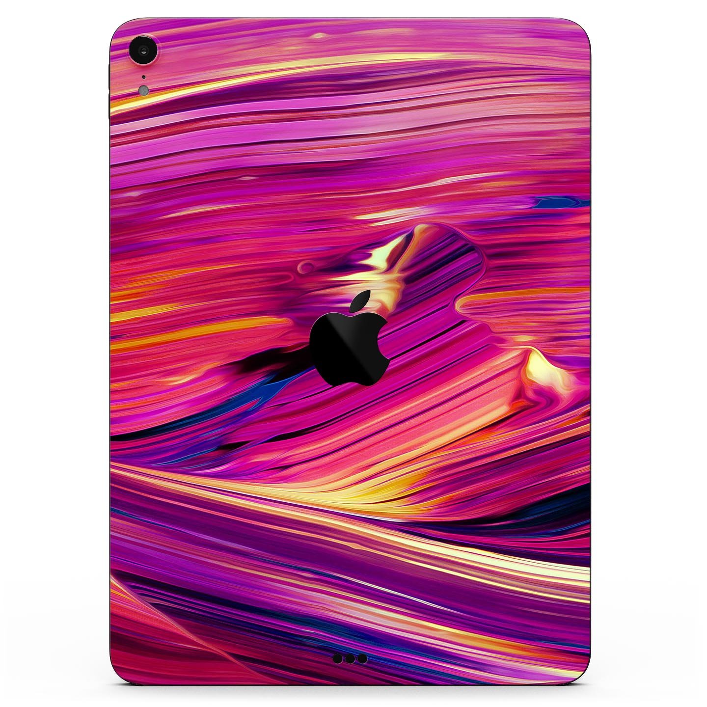 Liquid Abstract Paint Remix V40 skin decal for Apple devices, showcasing vibrant colors and intricate design on a sleek surface.