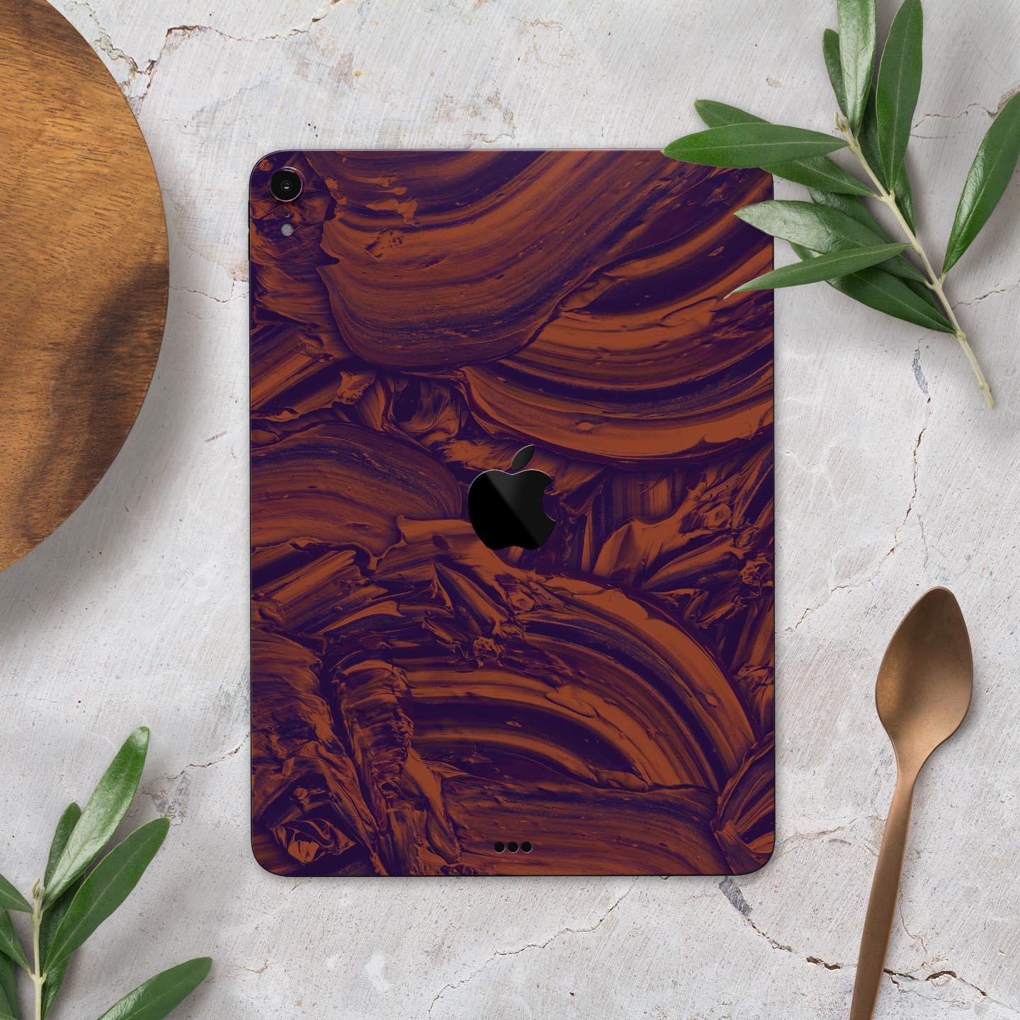 Liquid Abstract Paint Remix V47 full body skin decal for Apple devices, showcasing vibrant colors and a sleek design.