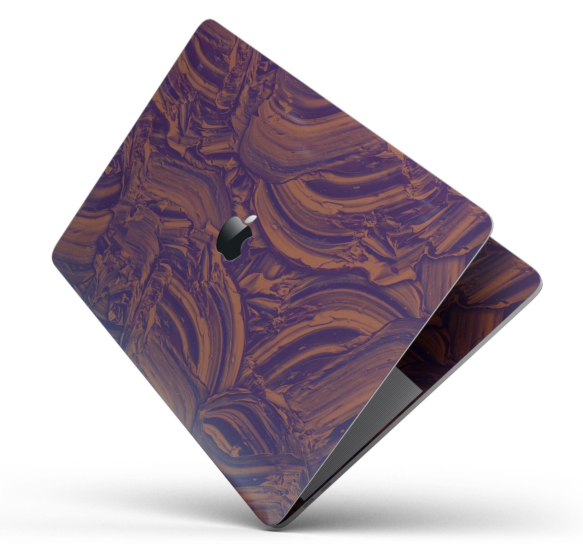 Liquid Abstract Paint Remix V47 skin decal wrap kit for MacBook, showcasing vibrant colors and a sleek design.