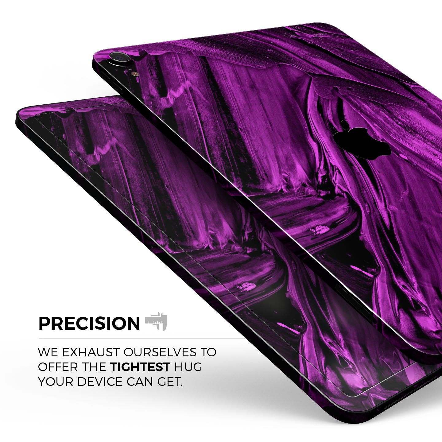 Liquid Abstract Paint Remix V48 skin decal for Apple devices, showcasing vibrant abstract design and premium 3M material.