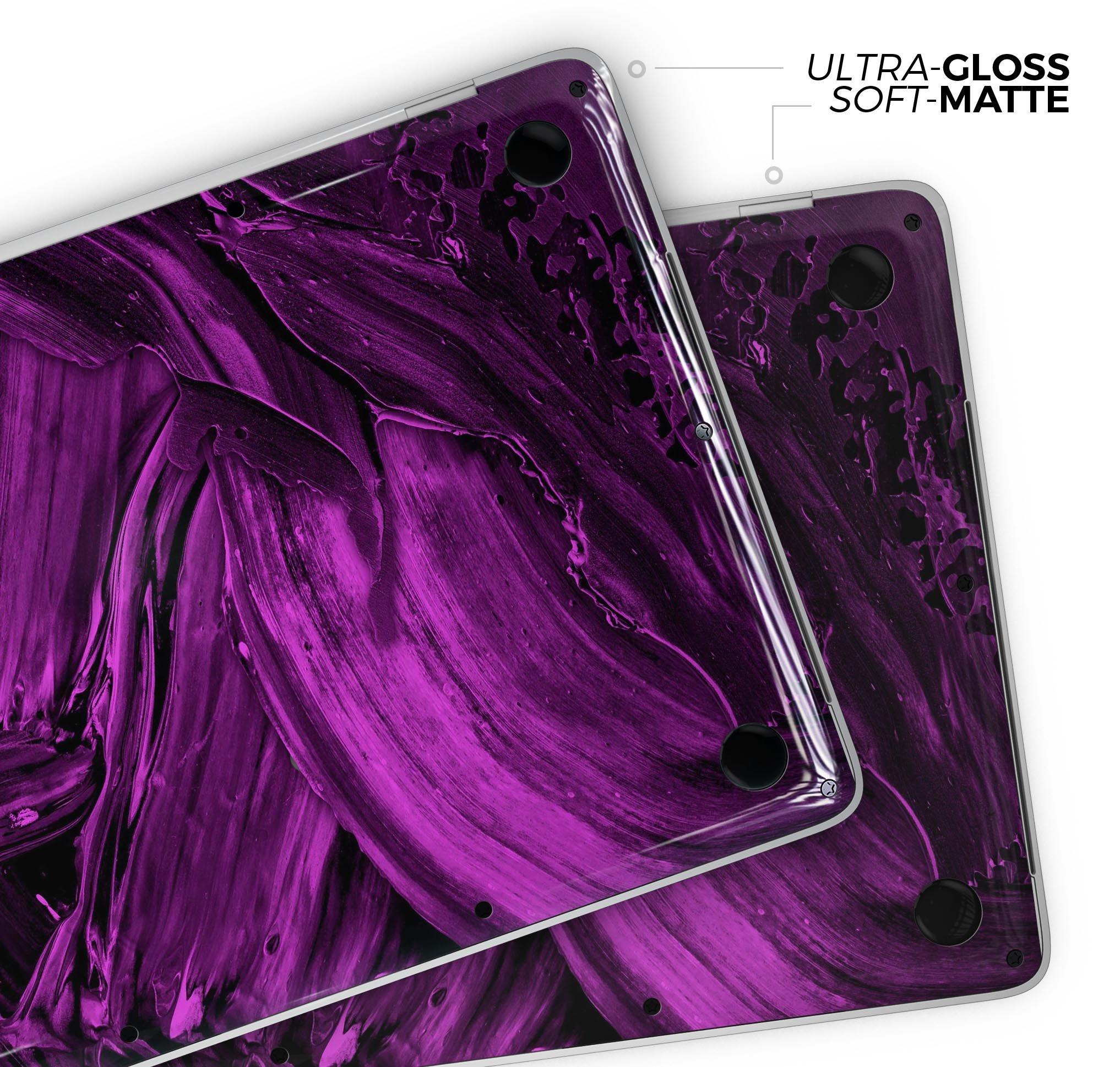 Liquid Abstract Paint Remix V48 skin decal wrap kit for MacBook, showcasing vibrant colors and a sleek design.