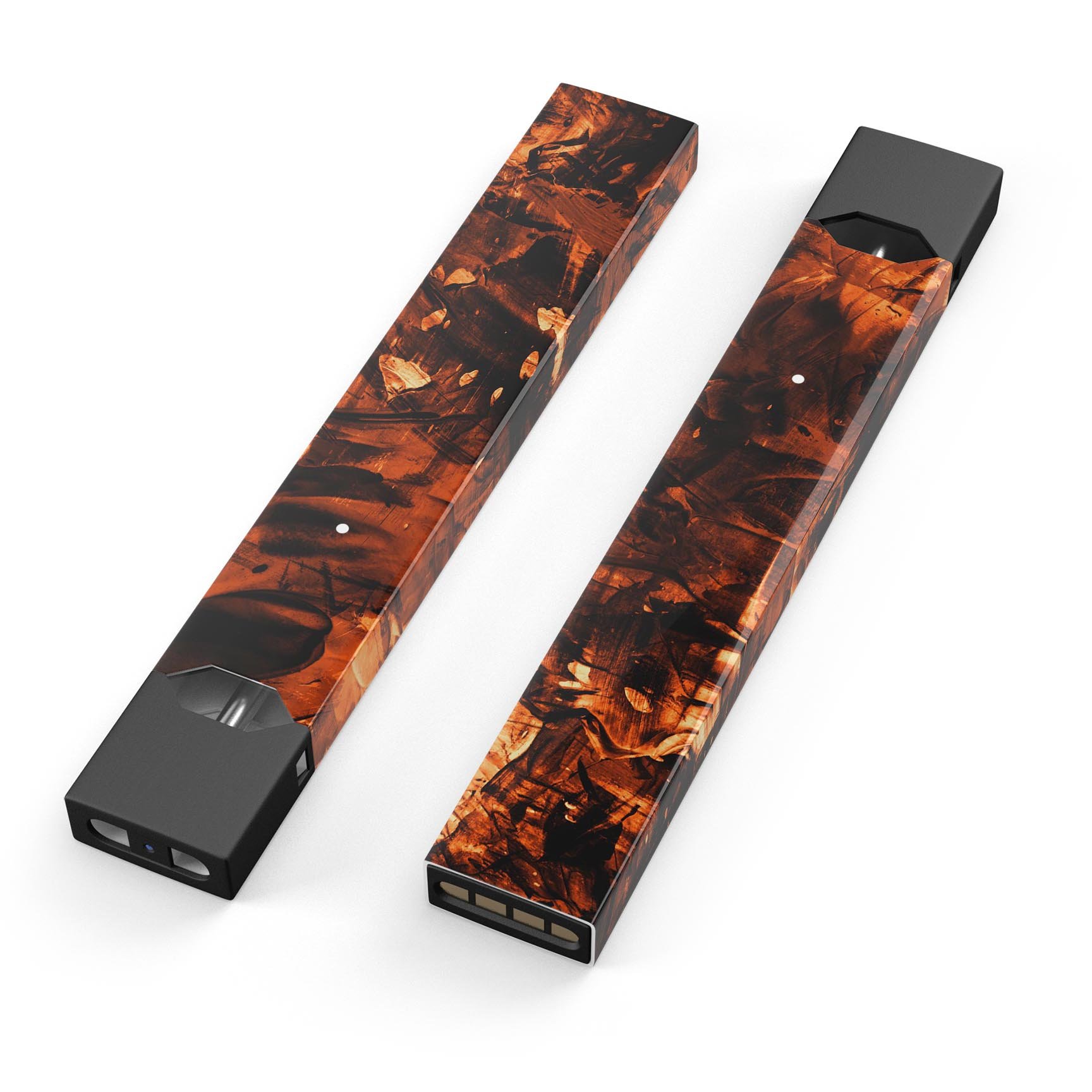 Liquid Abstract Paint Remix V49 skin-wrap for JUUL device, featuring vibrant abstract design and protective dual-layer construction.