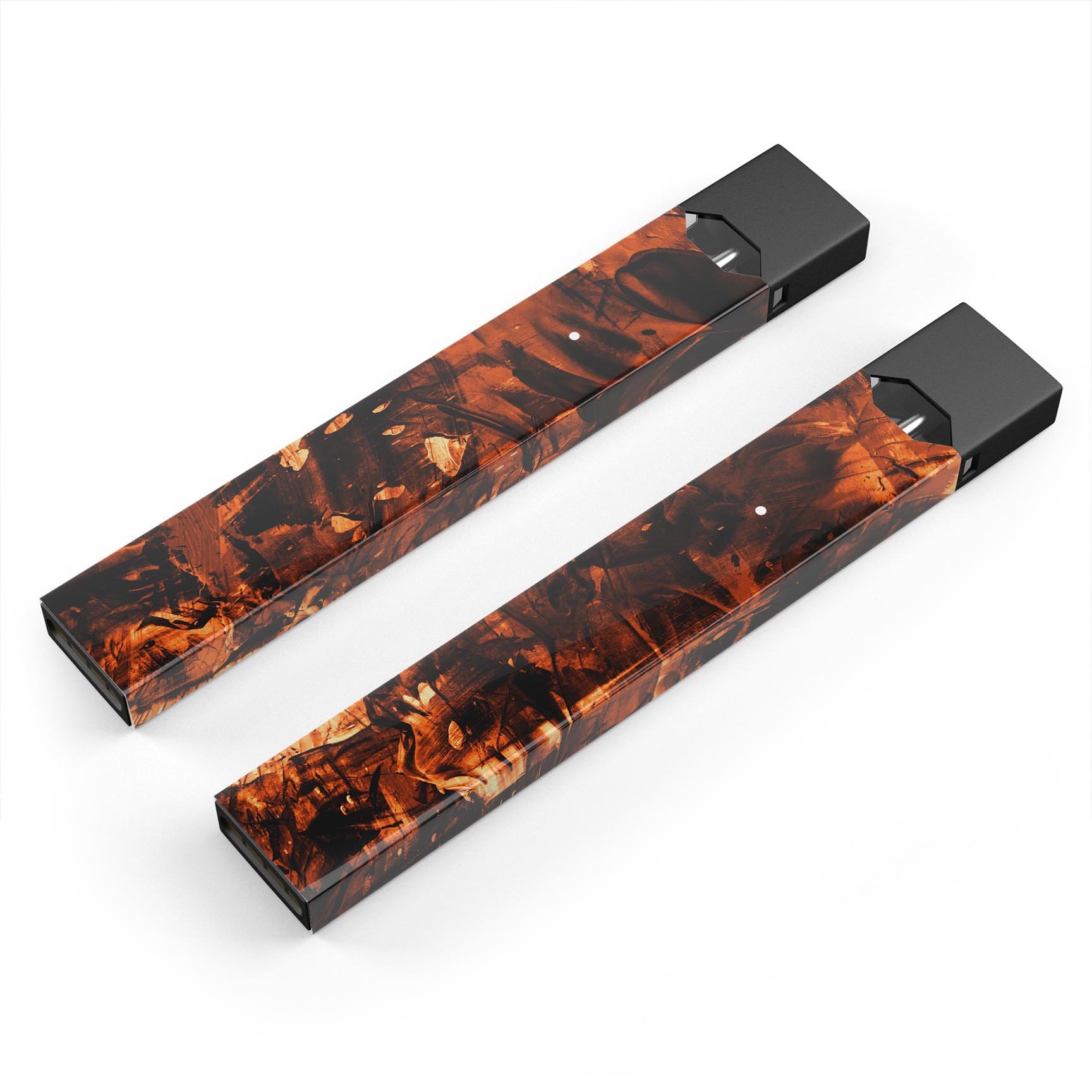 Liquid Abstract Paint Remix V49 skin-wrap for JUUL device, featuring vibrant abstract design and protective dual-layer construction.