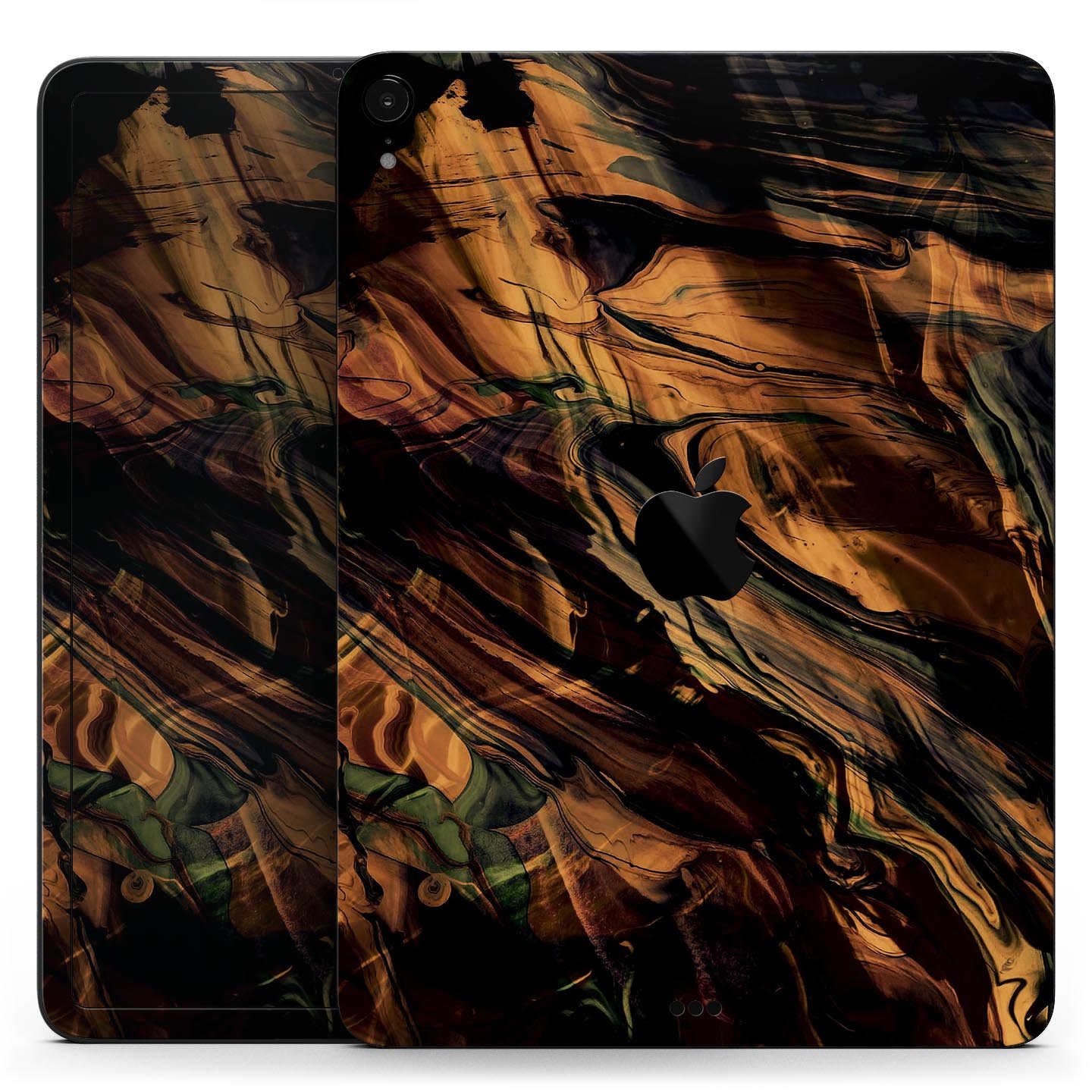 Liquid Abstract Paint Remix V50 full body skin decal for Apple devices, showcasing vibrant abstract design and premium 3M material.