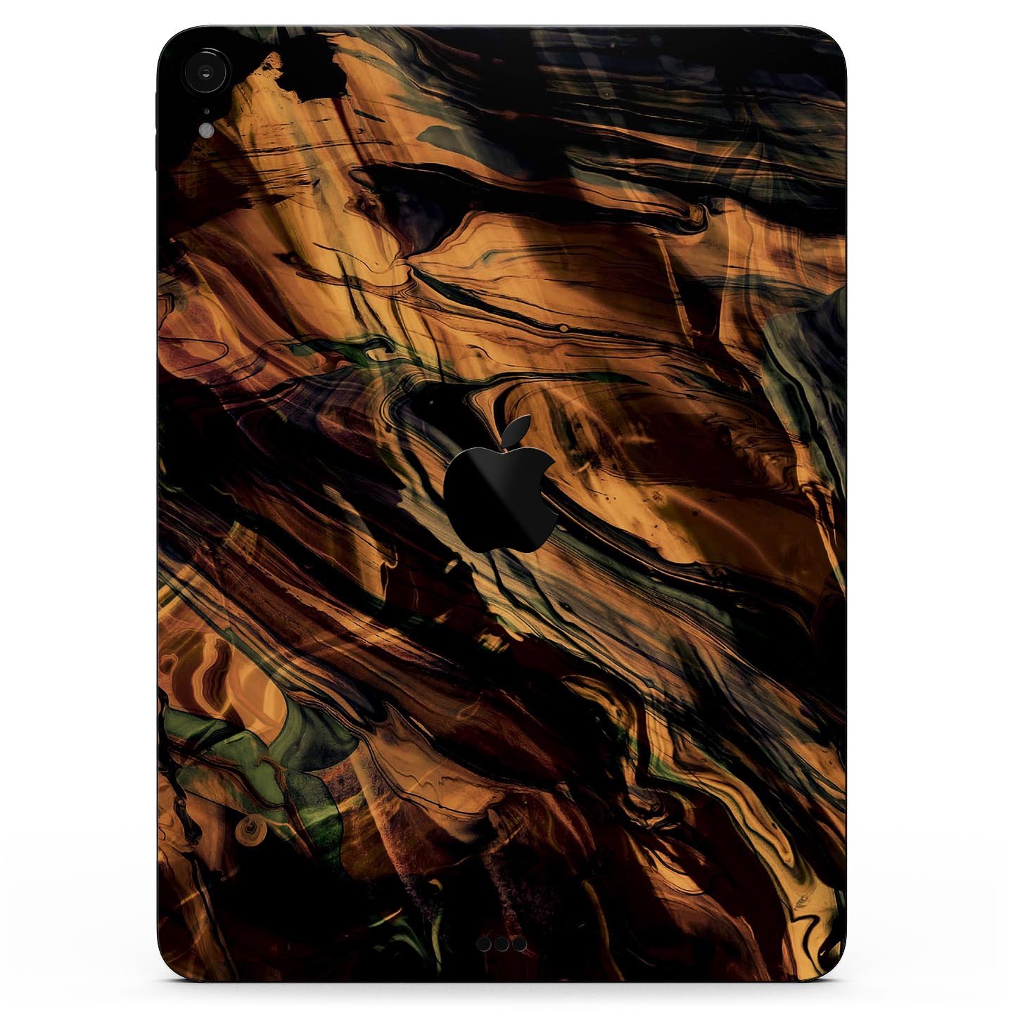 Liquid Abstract Paint Remix V50 full body skin decal for Apple devices, showcasing vibrant abstract design and premium 3M material.